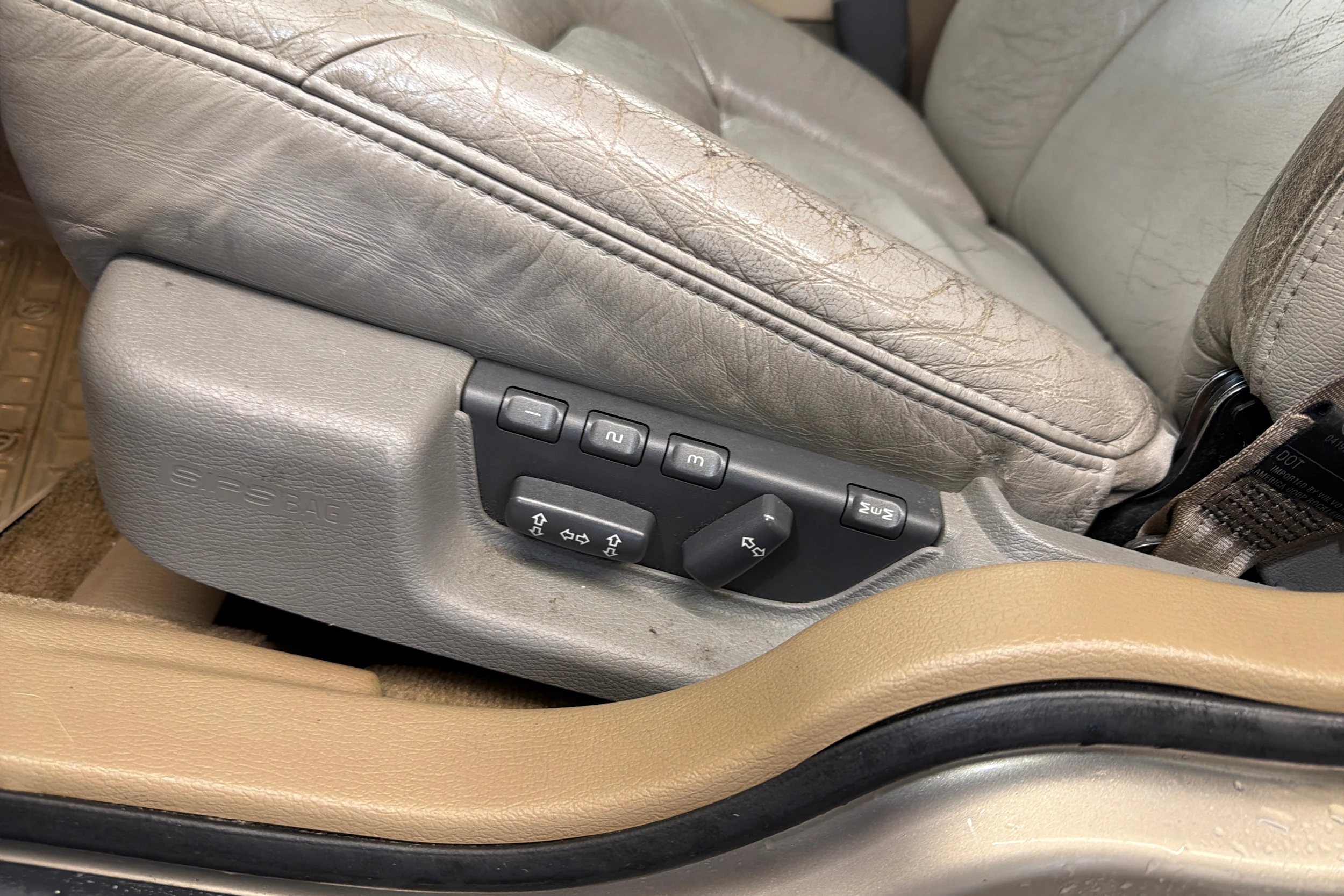 Ruskea (beige) Volvo S80 2001 kuva 12.