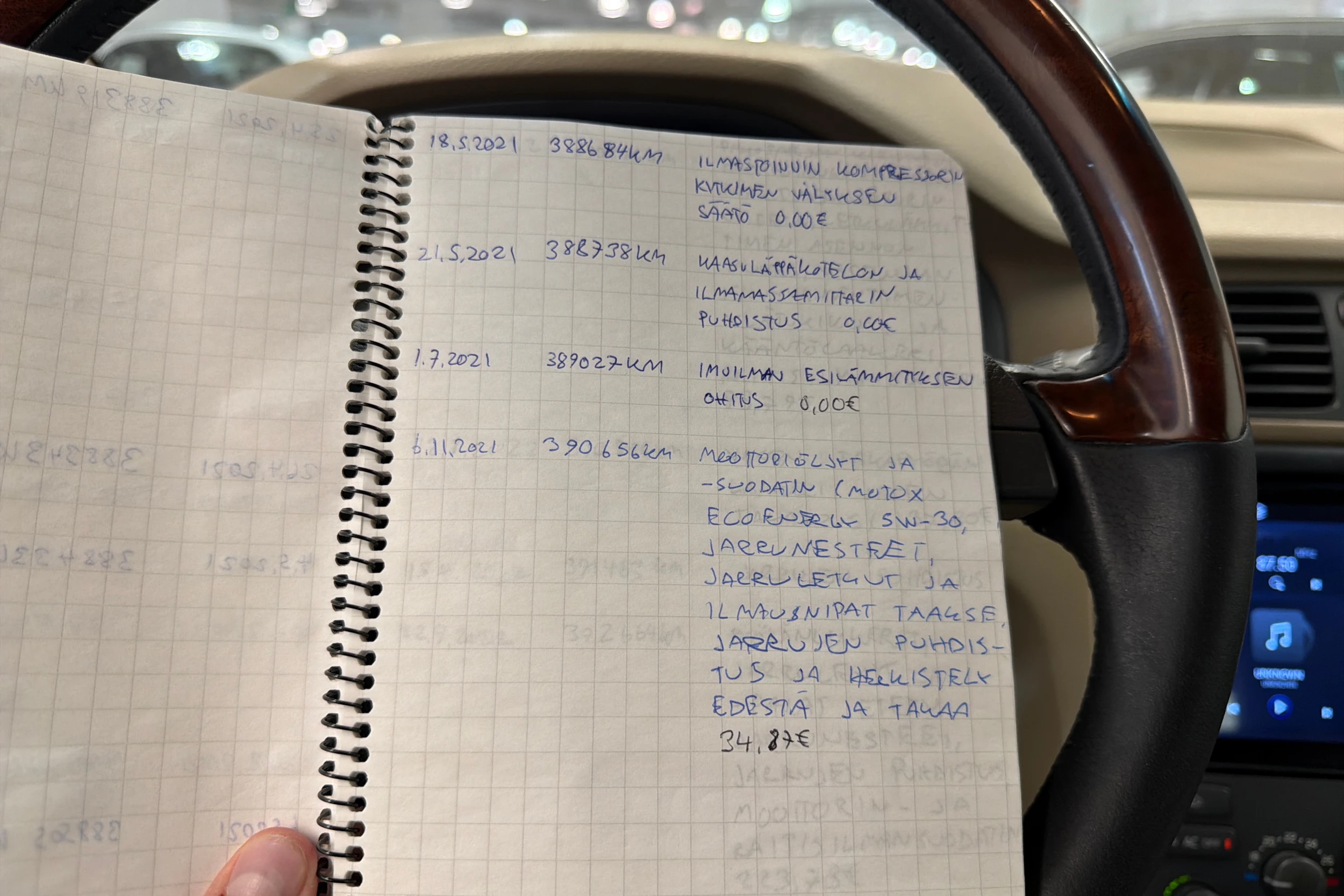 Ruskea (beige) Volvo S80 2001 kuva 21.