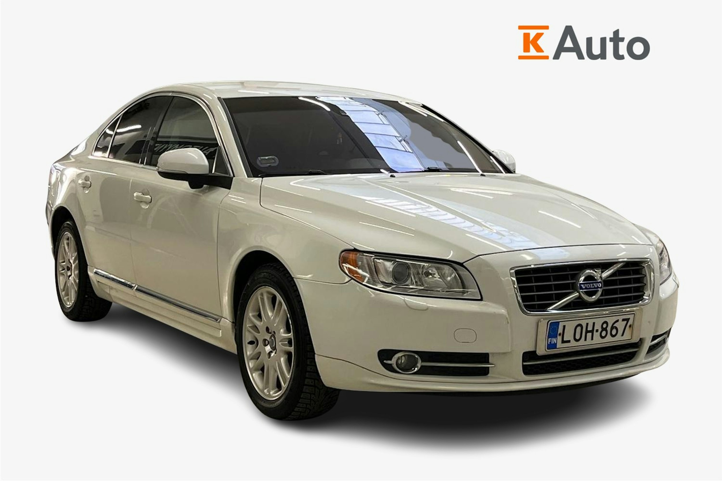 valkoinen Volvo S80 2012 kuva 1.