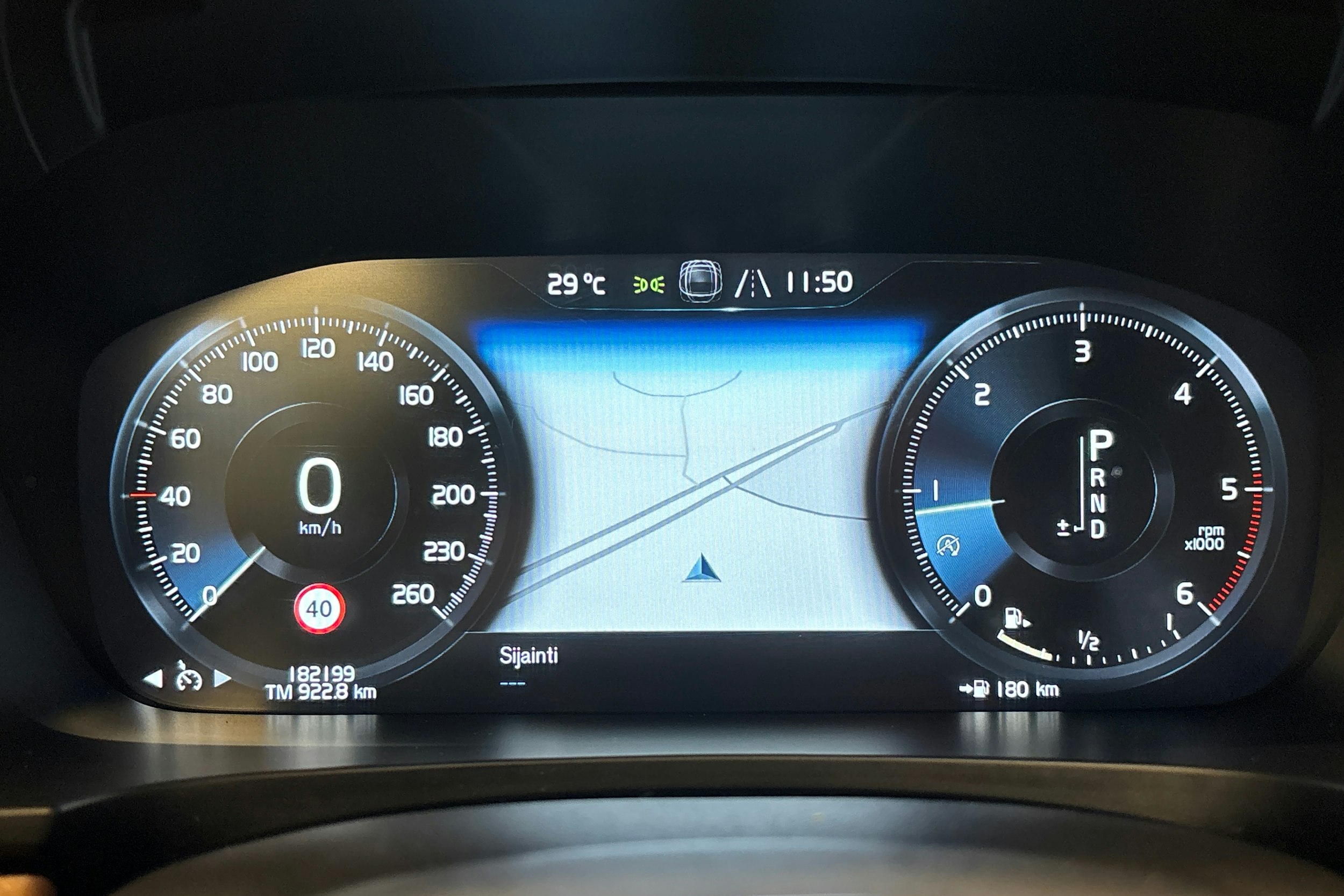 musta Volvo S90 2017 kuva 19.