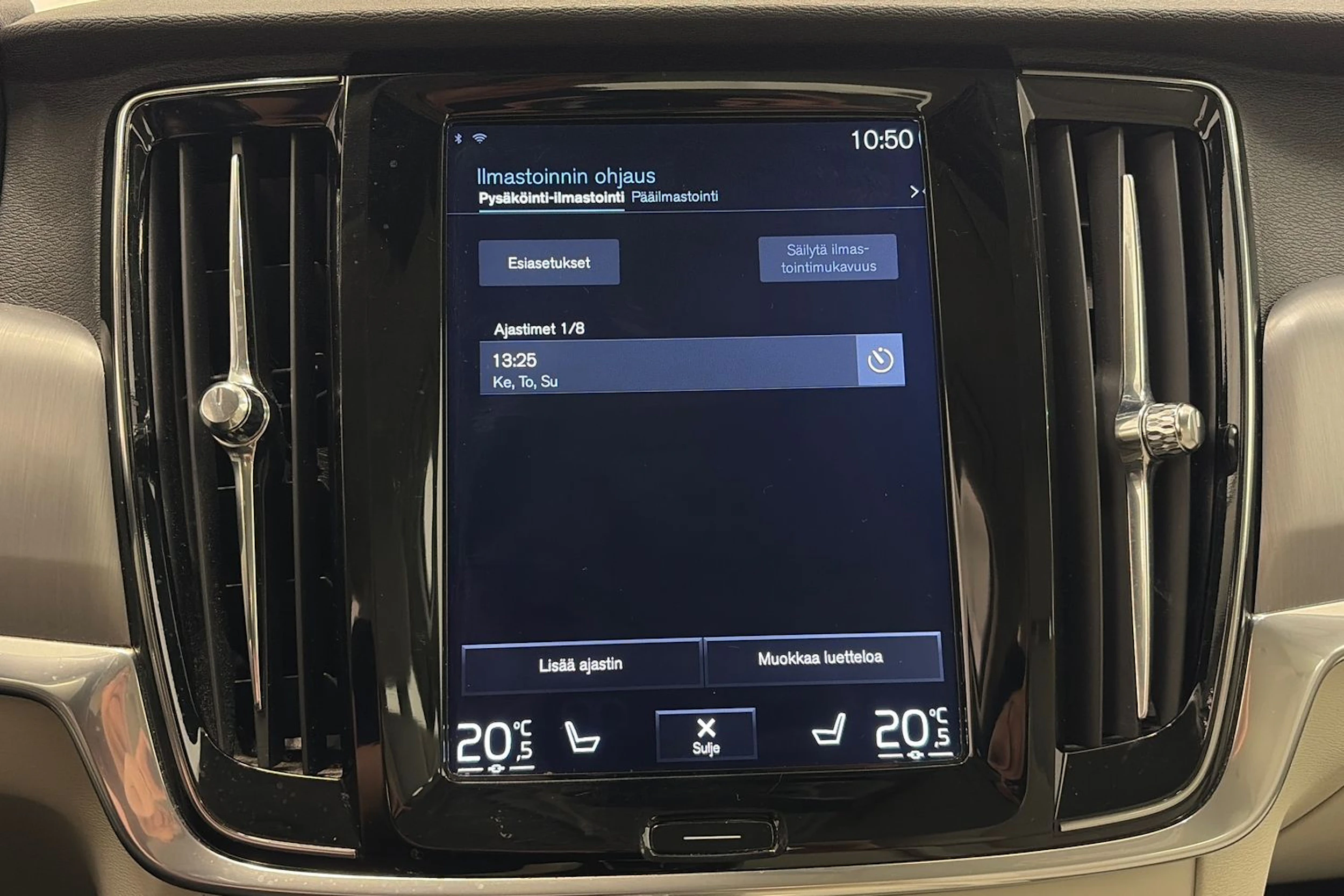musta Volvo S90 2017 kuva 27.