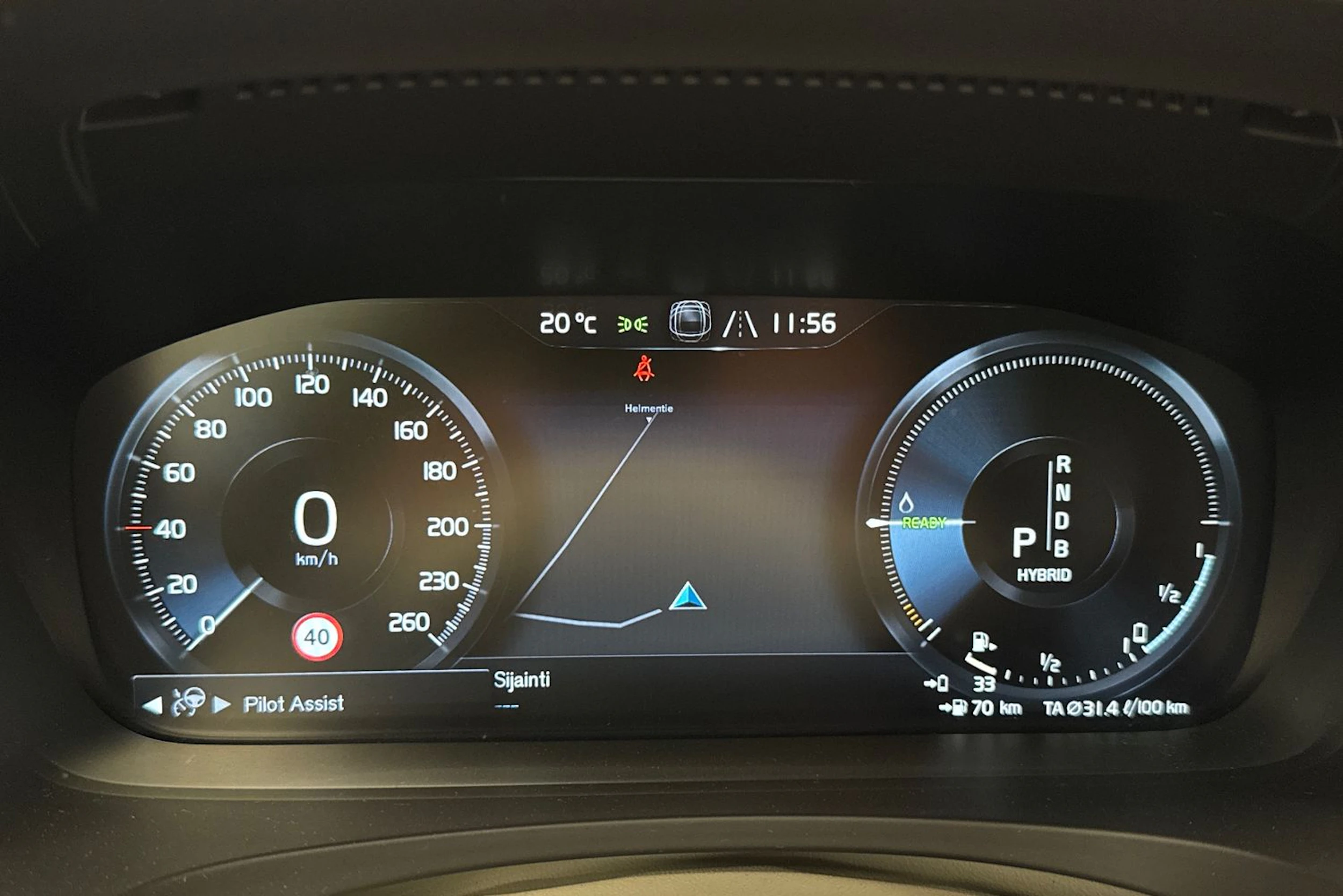 harmaa Volvo S90 2018 kuva 22.