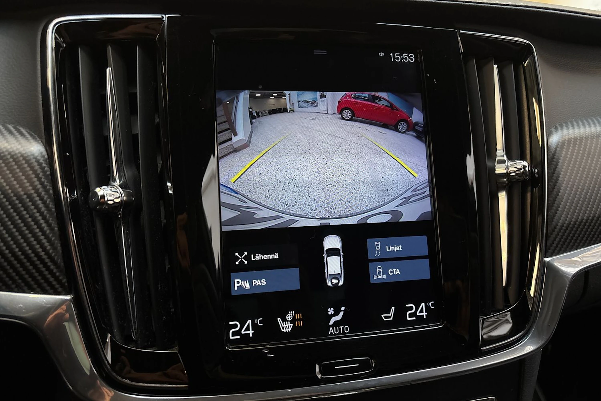 musta Volvo S90 2019 kuva 20.