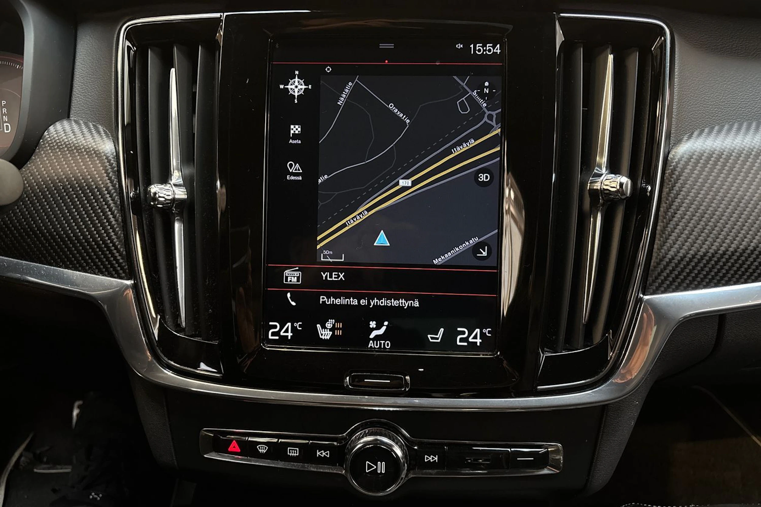 musta Volvo S90 2019 kuva 21.