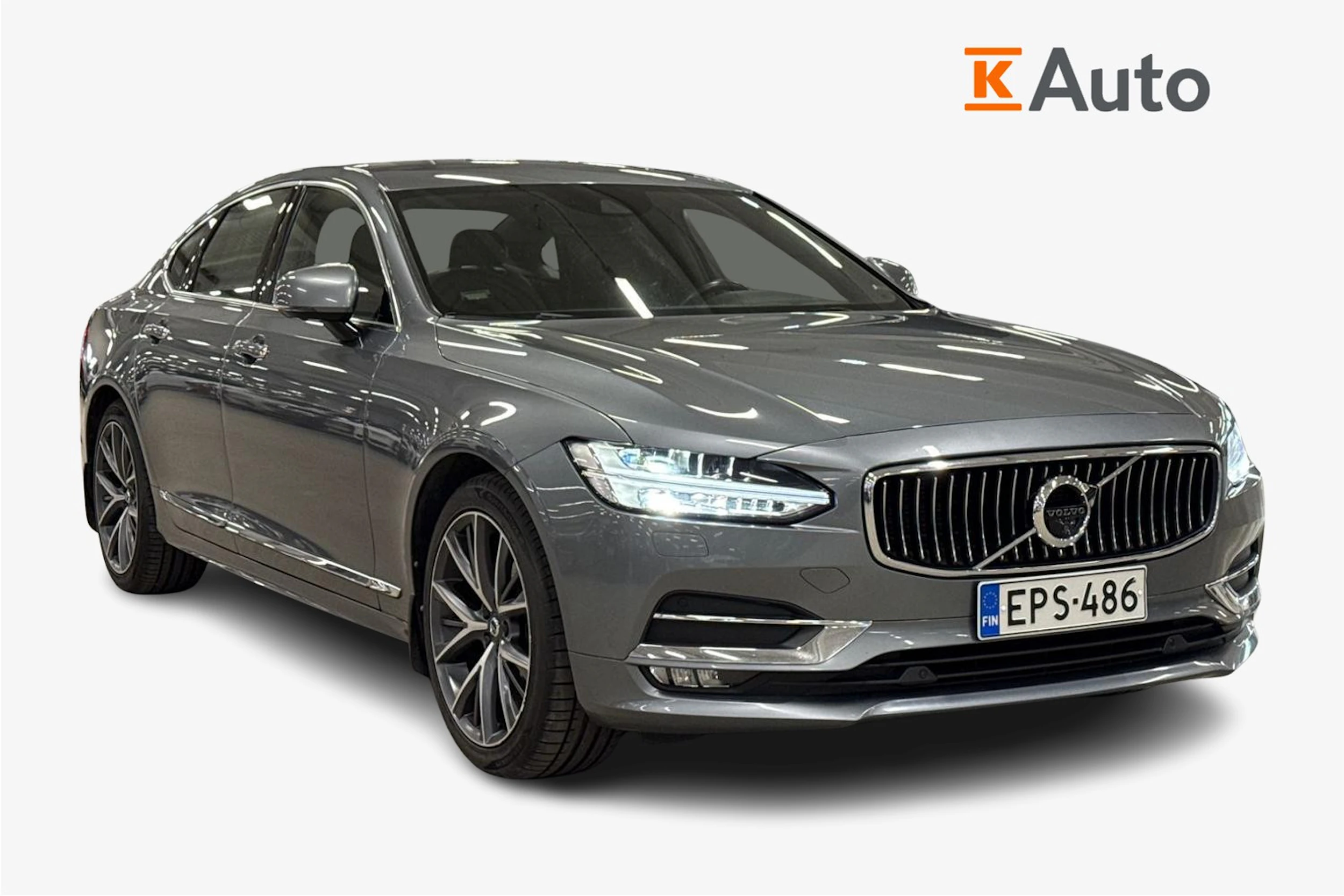 harmaa Volvo S90 2019 kuva 1.