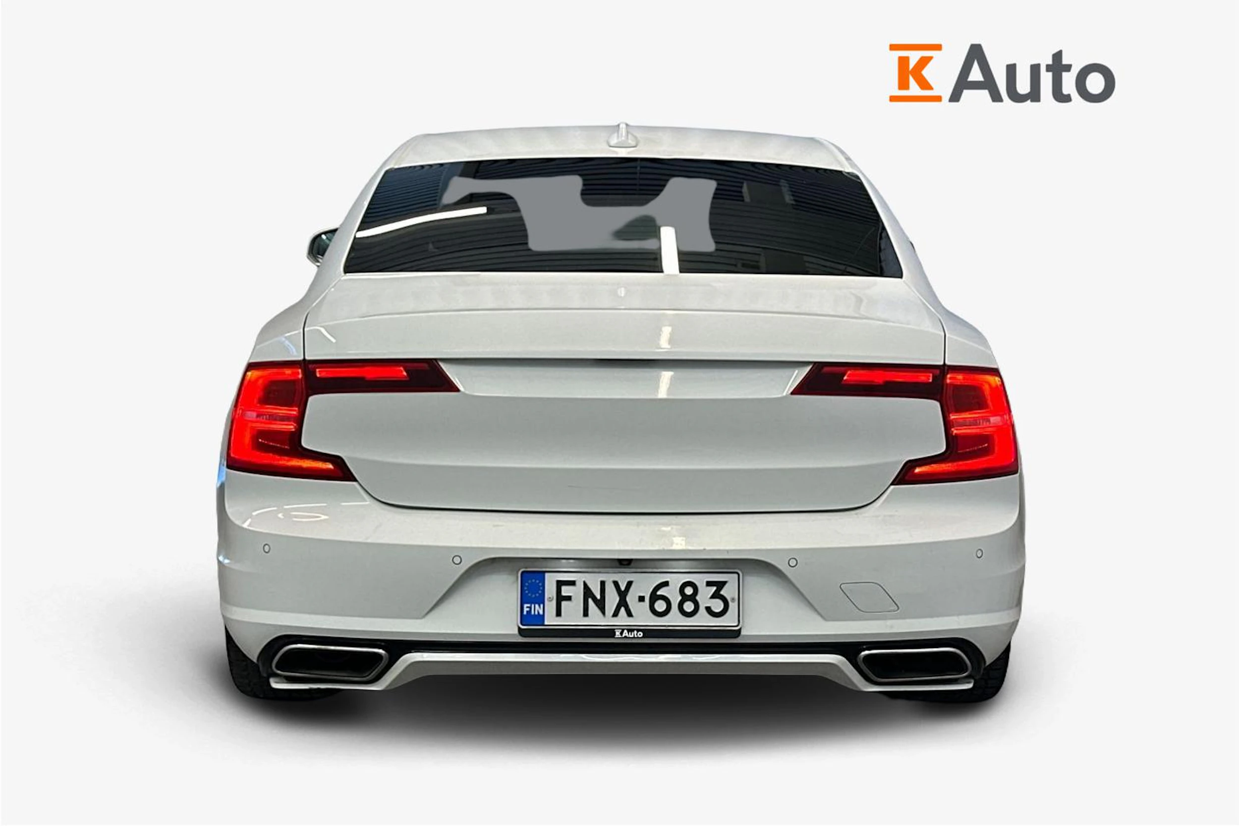 valkoinen Volvo S90 2019 kuva 3.