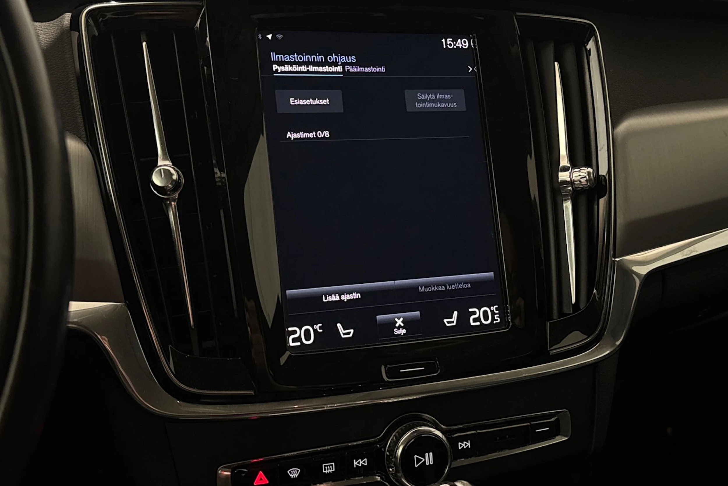 musta Volvo S90 2020 kuva 24.