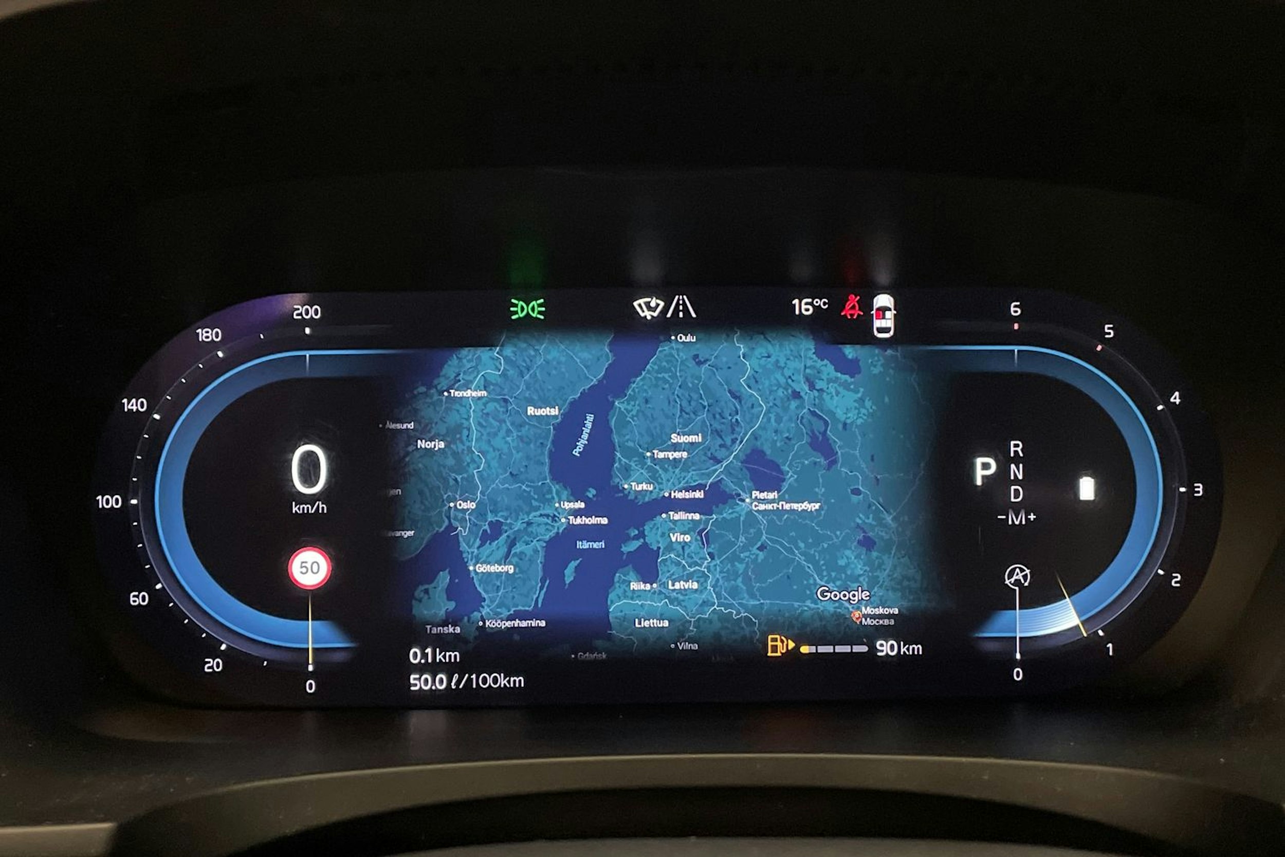 harmaa Volvo S90 2022 kuva 21.