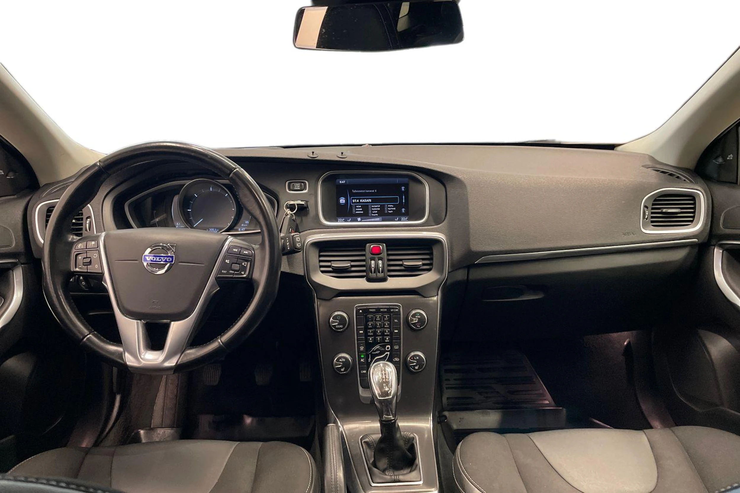 Ruskea (beige) Volvo V40 2013 kuva 7.