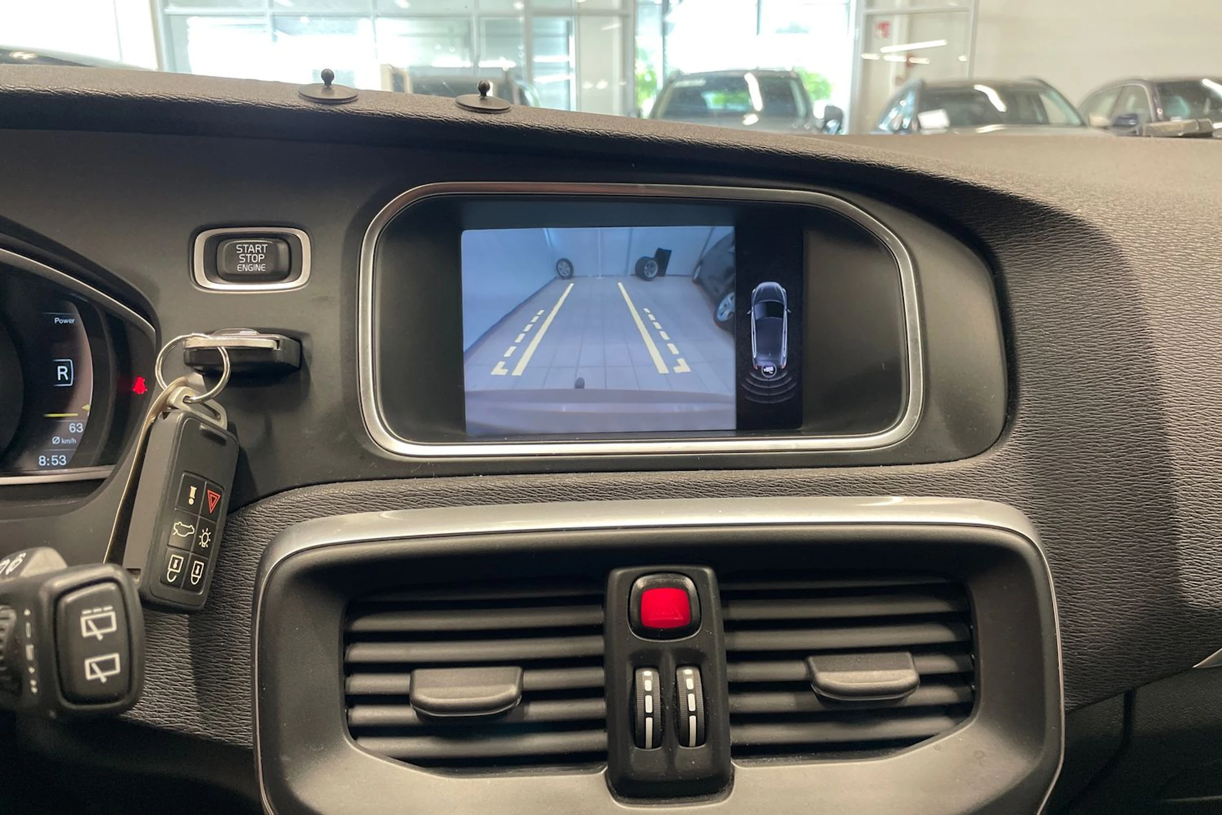 Ruskea (beige) Volvo V40 2013 kuva 14.