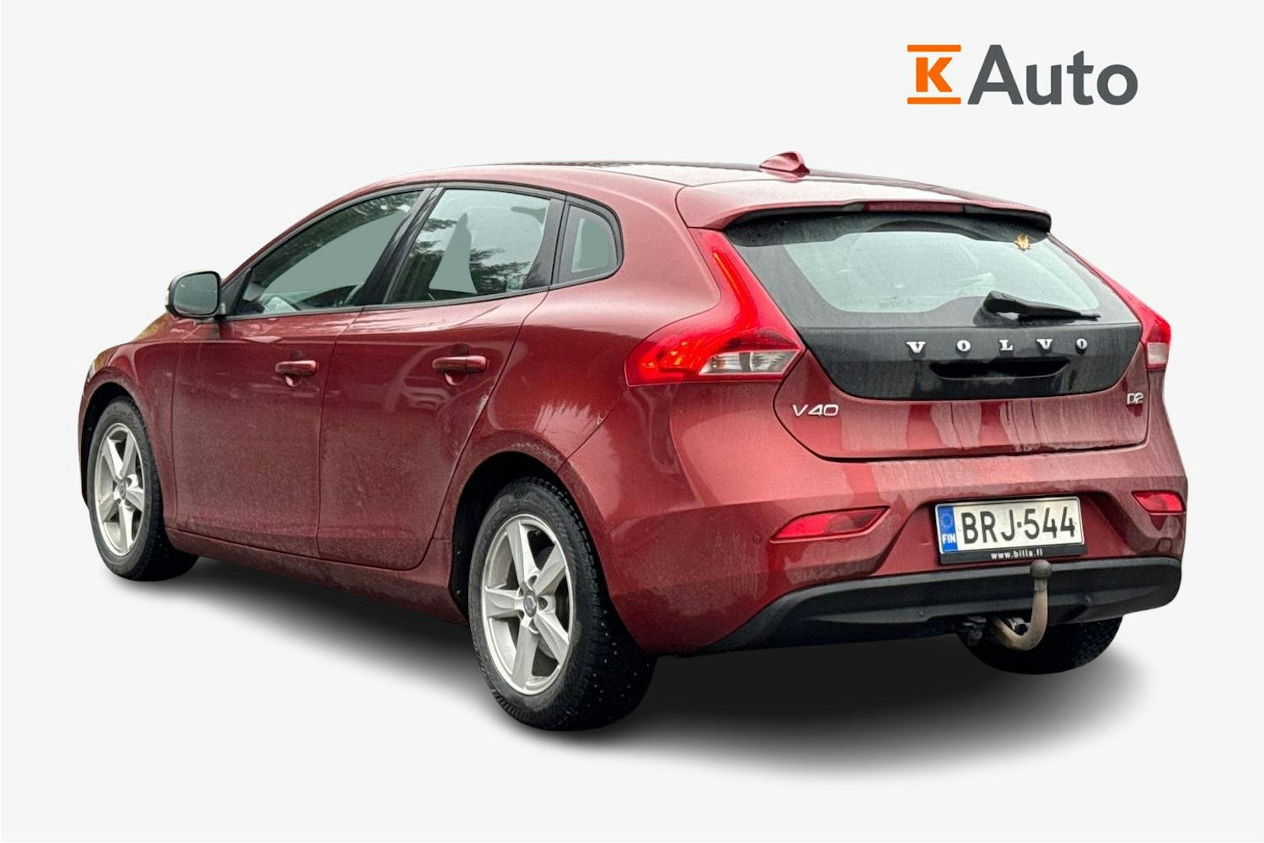 punainen Volvo V40 2013 kuva 2.
