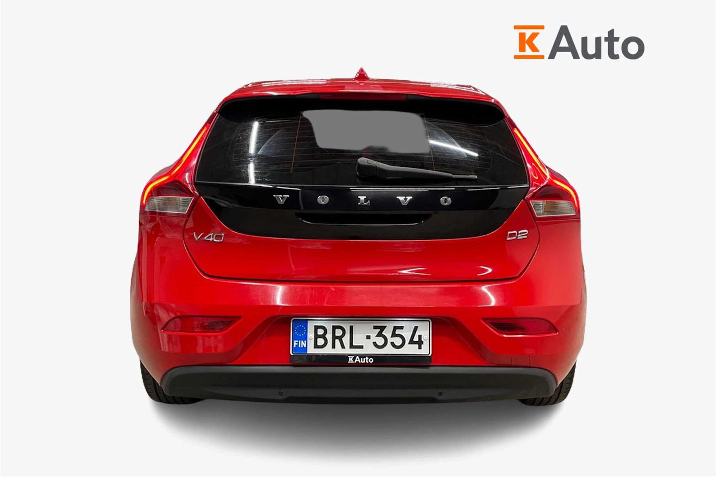 punainen Volvo V40 2013 kuva 3.
