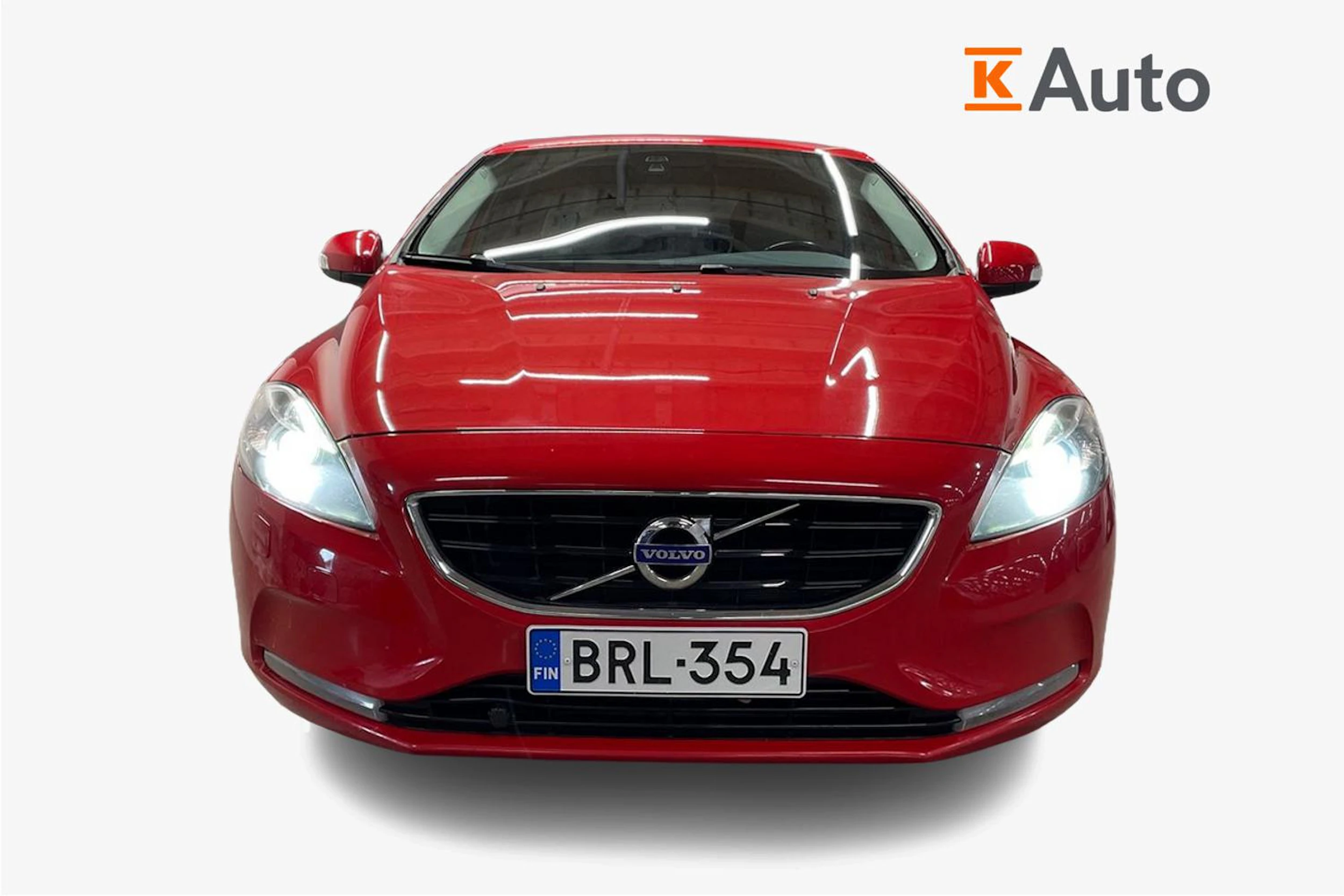 punainen Volvo V40 2013 kuva 4.