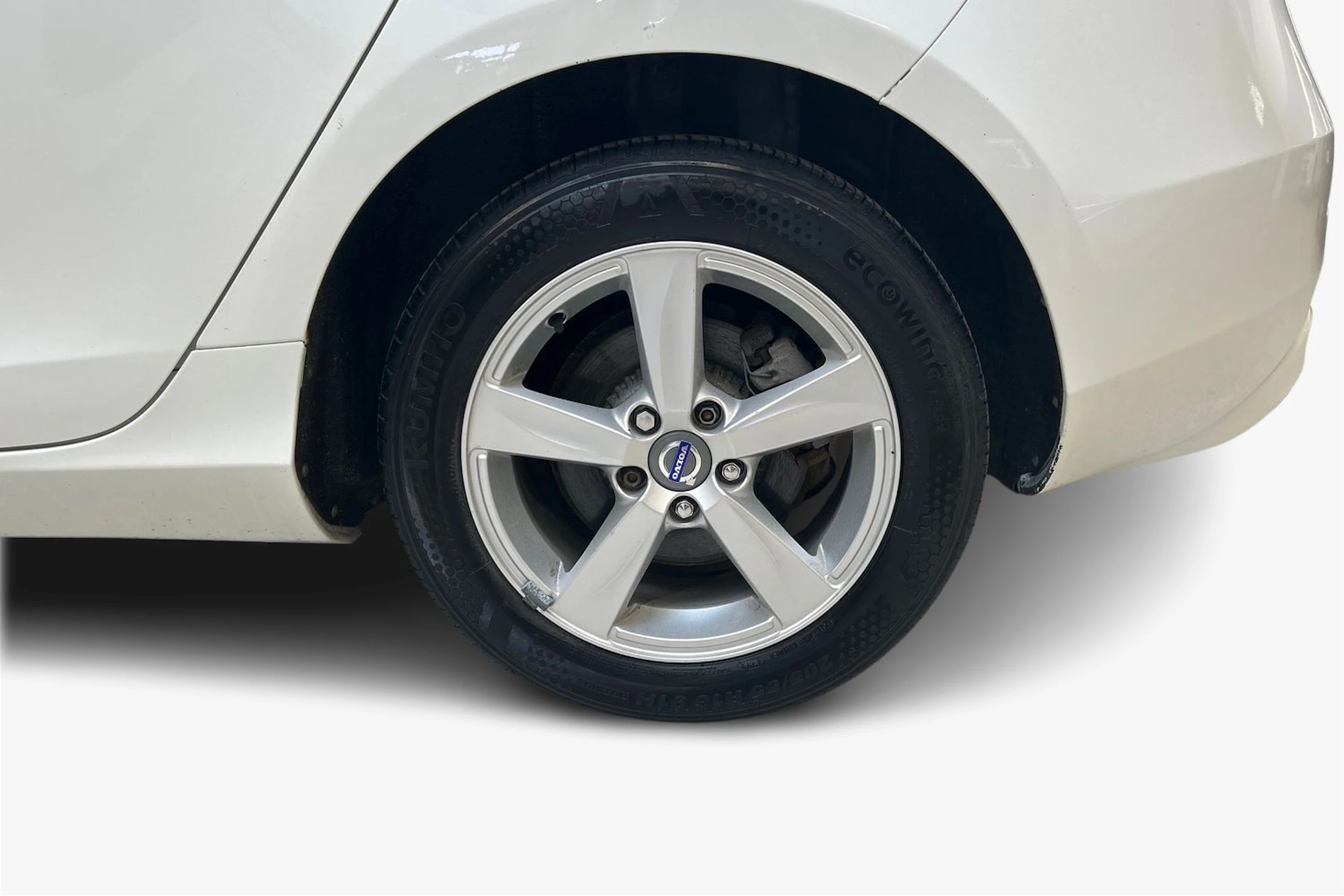 valkoinen Volvo V40 2013 kuva 9.