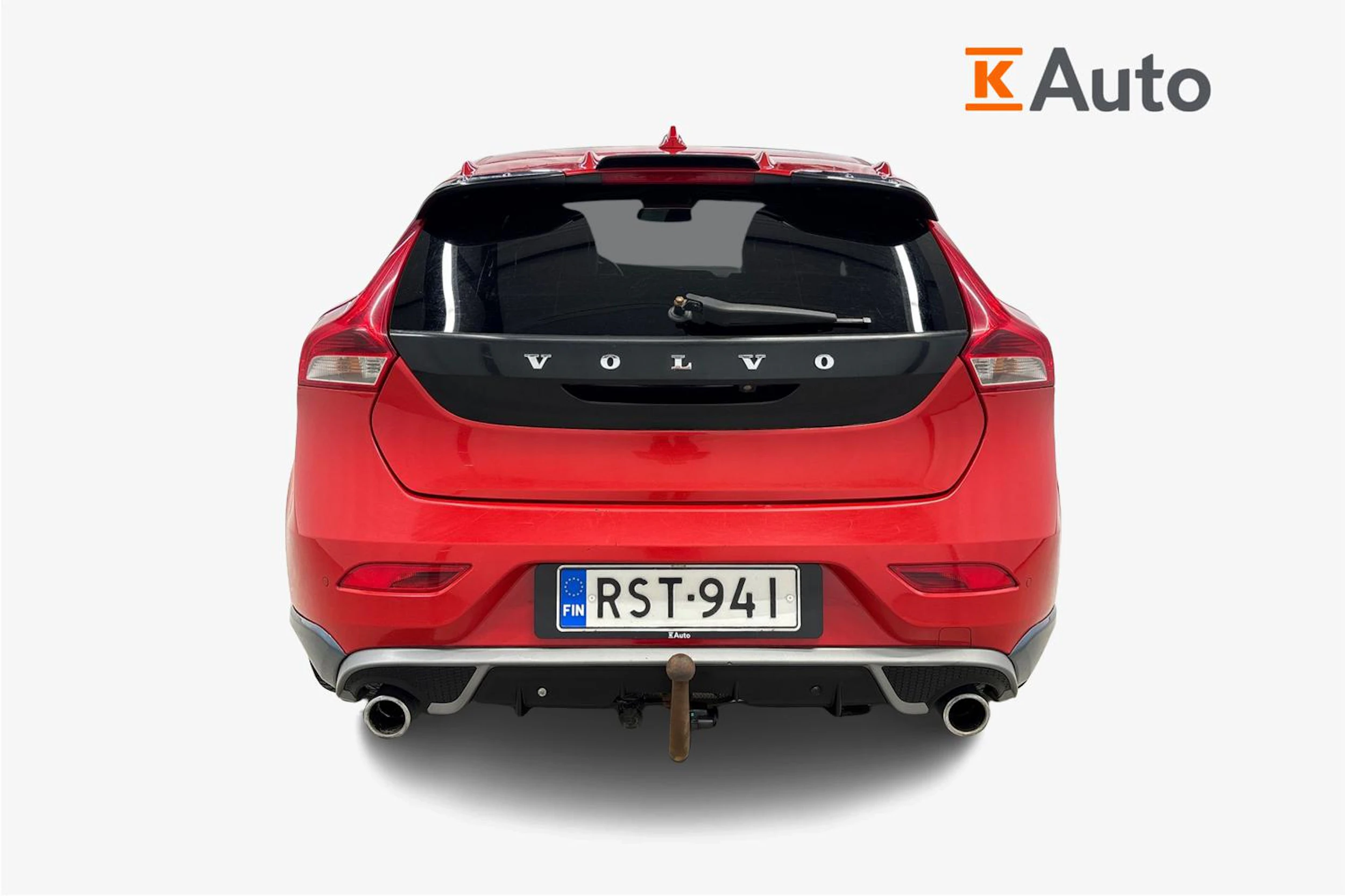 punainen Volvo V40 2014 kuva 3.