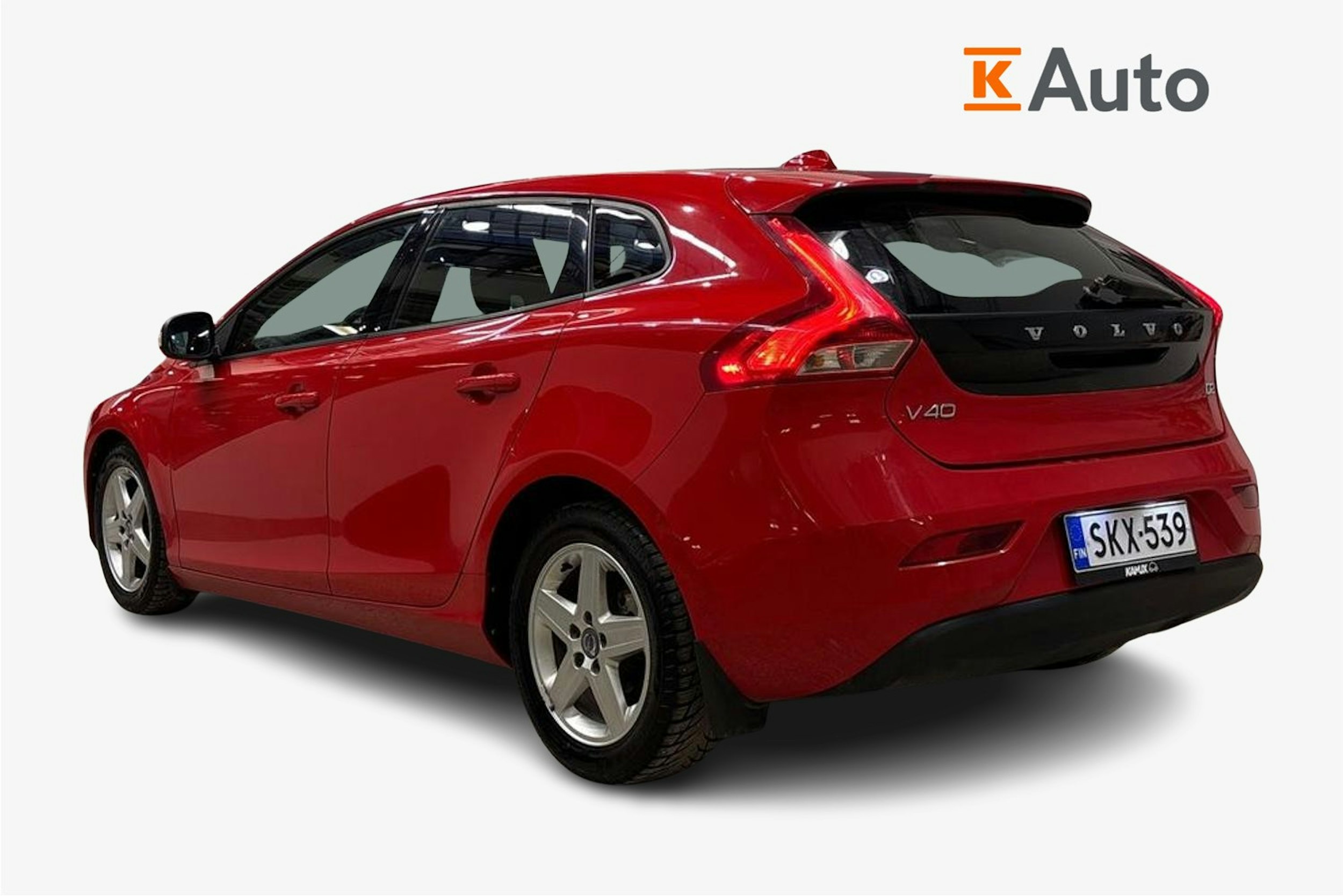 Punainen Volvo V40 2013 kuva 2.