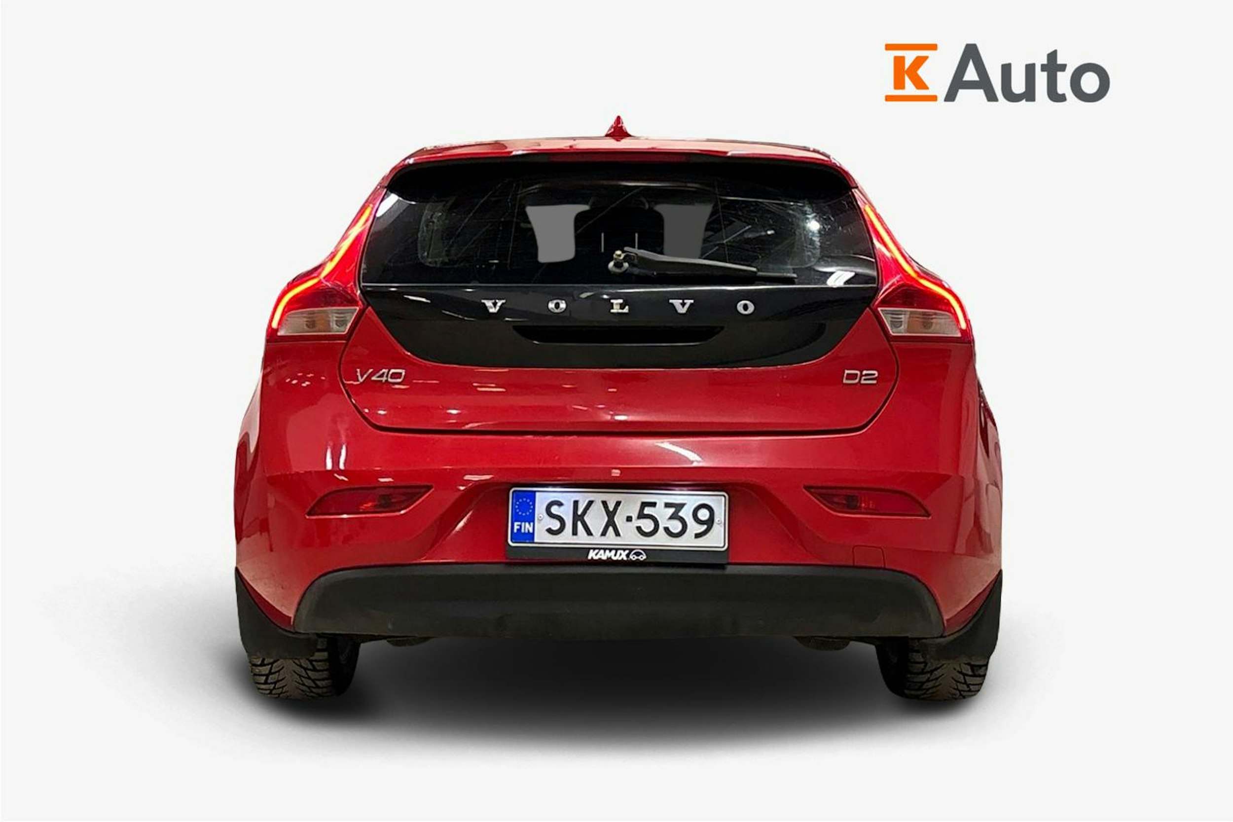 Punainen Volvo V40 2013 kuva 3.