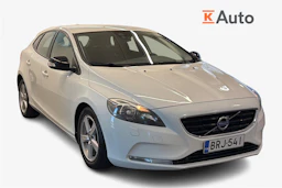 Valkoinen Volvo V40 2014 kuva 1.