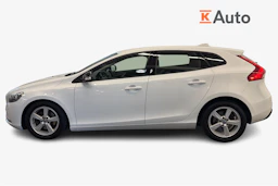 Valkoinen Volvo V40 2014 kuva 5.