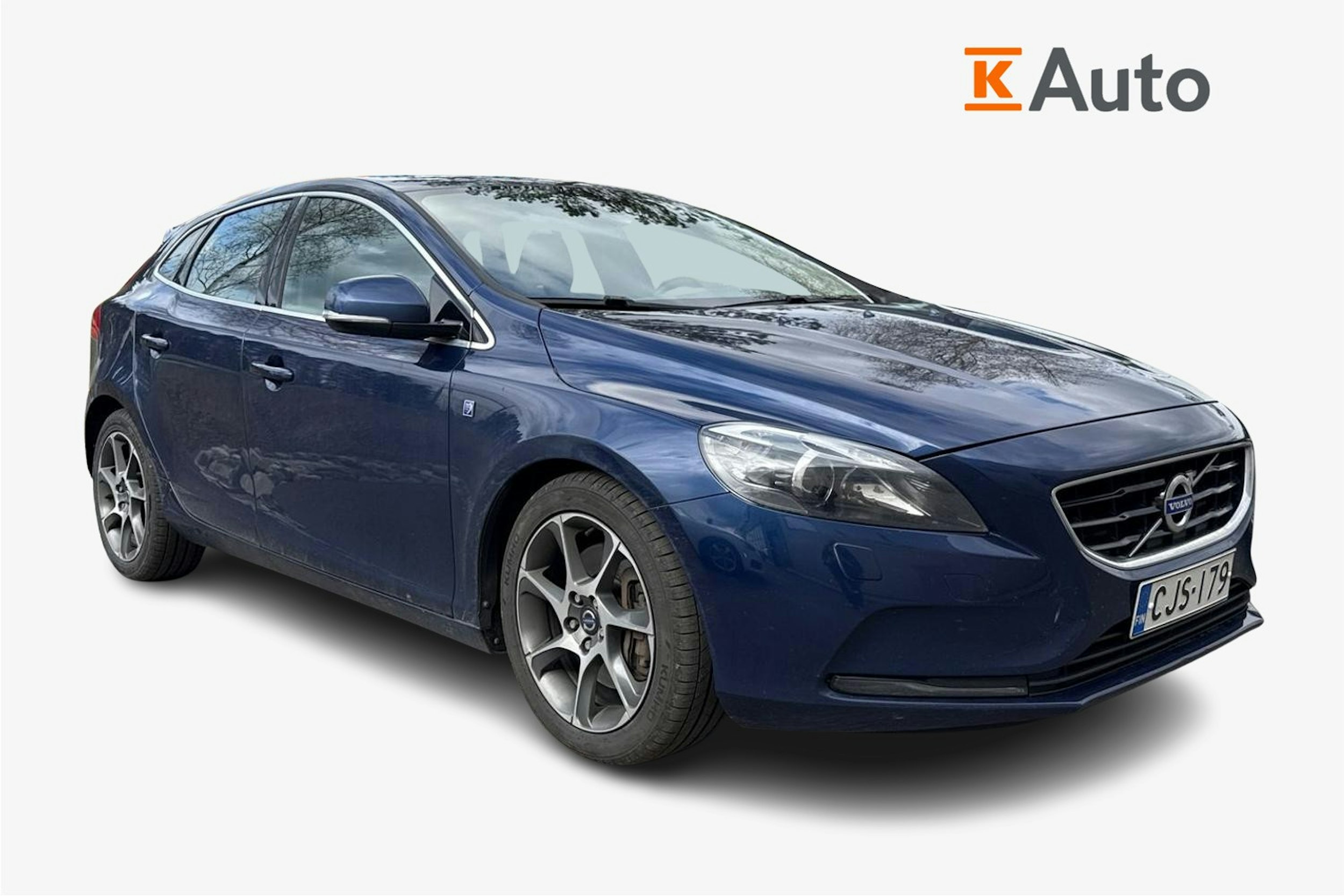 sininen Volvo V40 2014 kuva 1.
