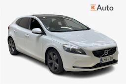 valkoinen Volvo V40 2014 kuva 1.