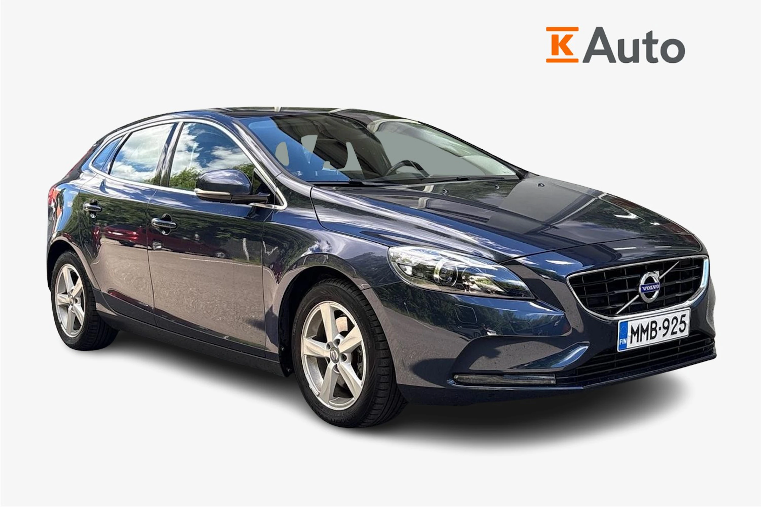 Sininen Volvo V40 2014 kuva 1.