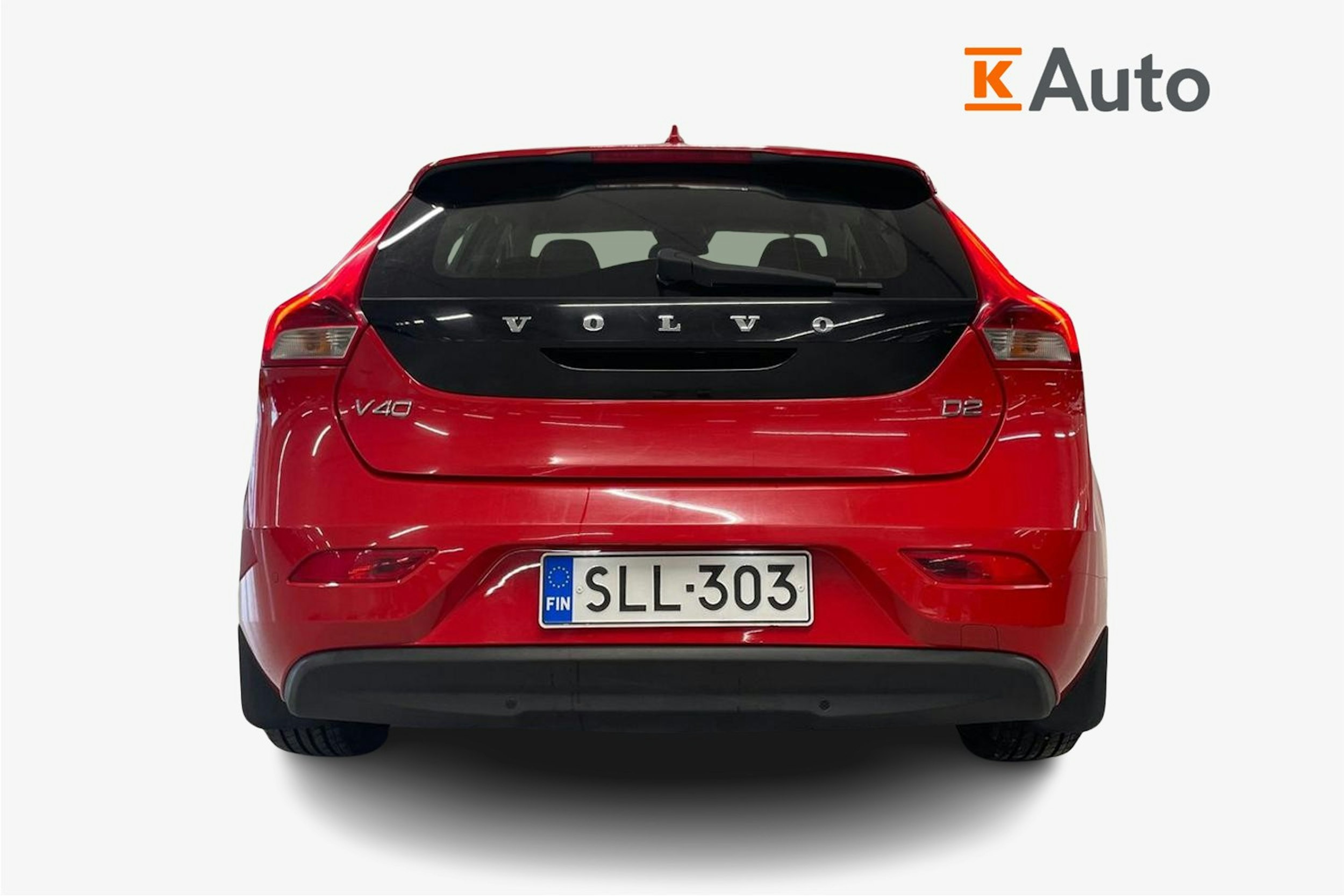 punainen Volvo V40 2014 kuva 3.