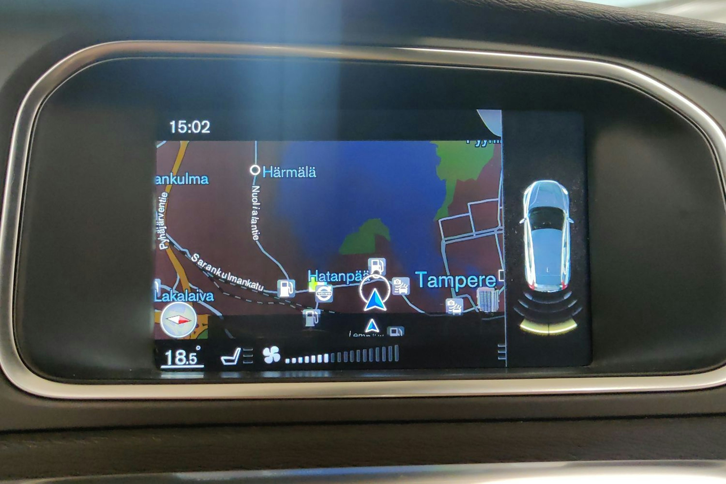 Valkoinen Volvo V40 2015 kuva 16.