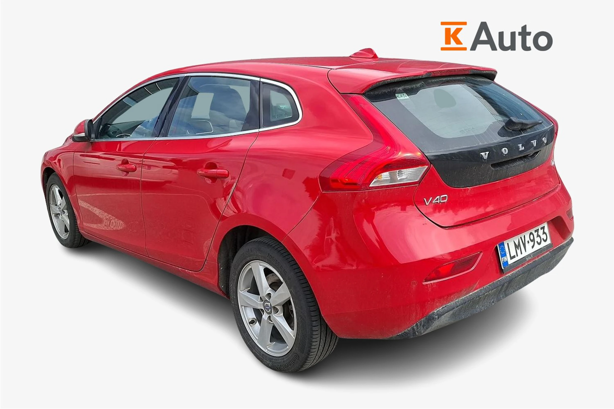 punainen Volvo V40 2016 kuva 2.