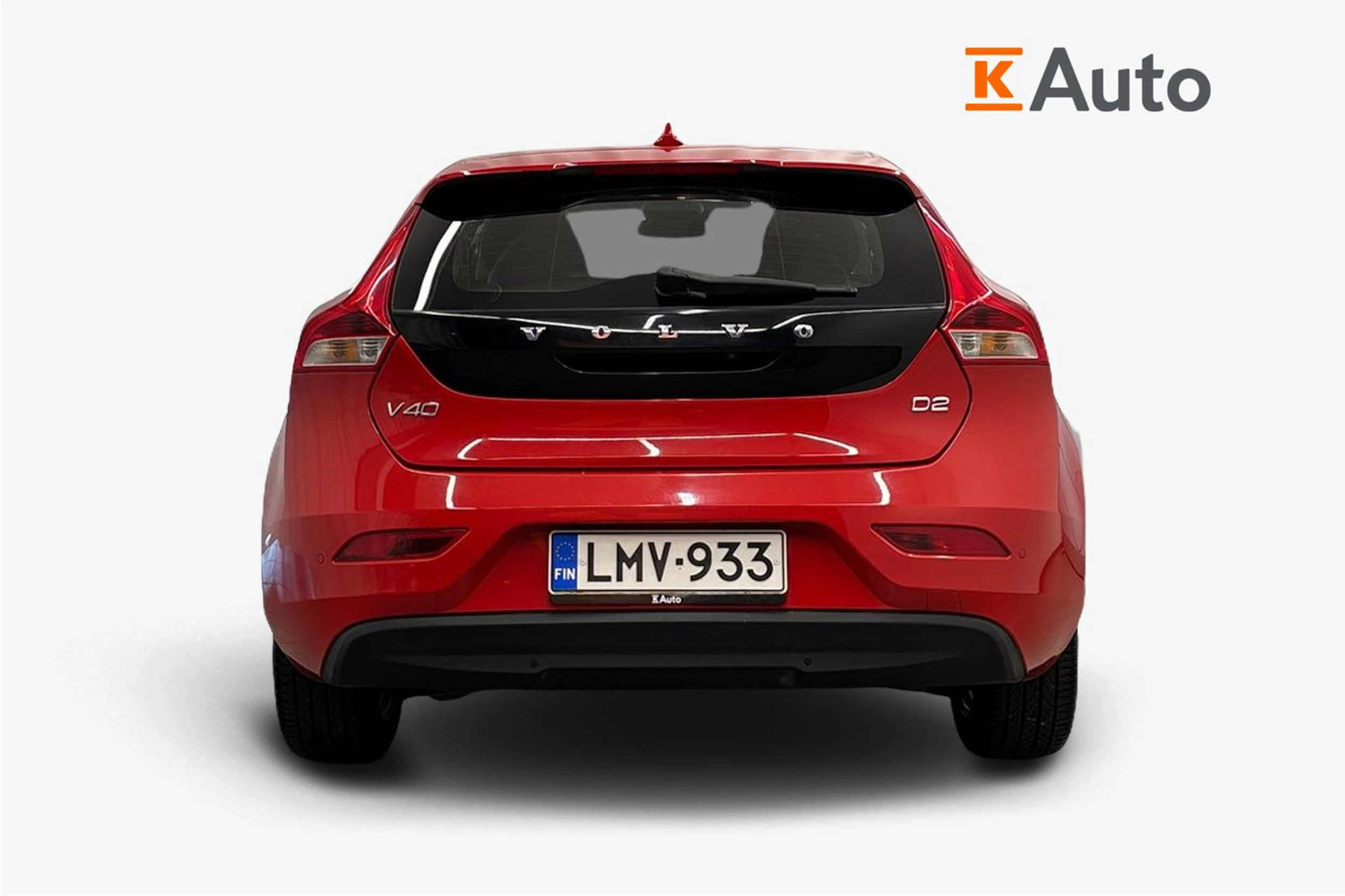 punainen Volvo V40 2016 kuva 4.