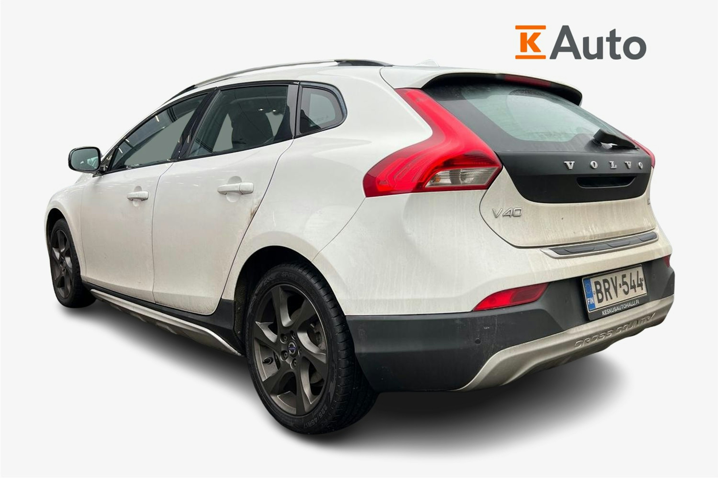 valkoinen Volvo V40 Cross Country 2014 kuva 2.
