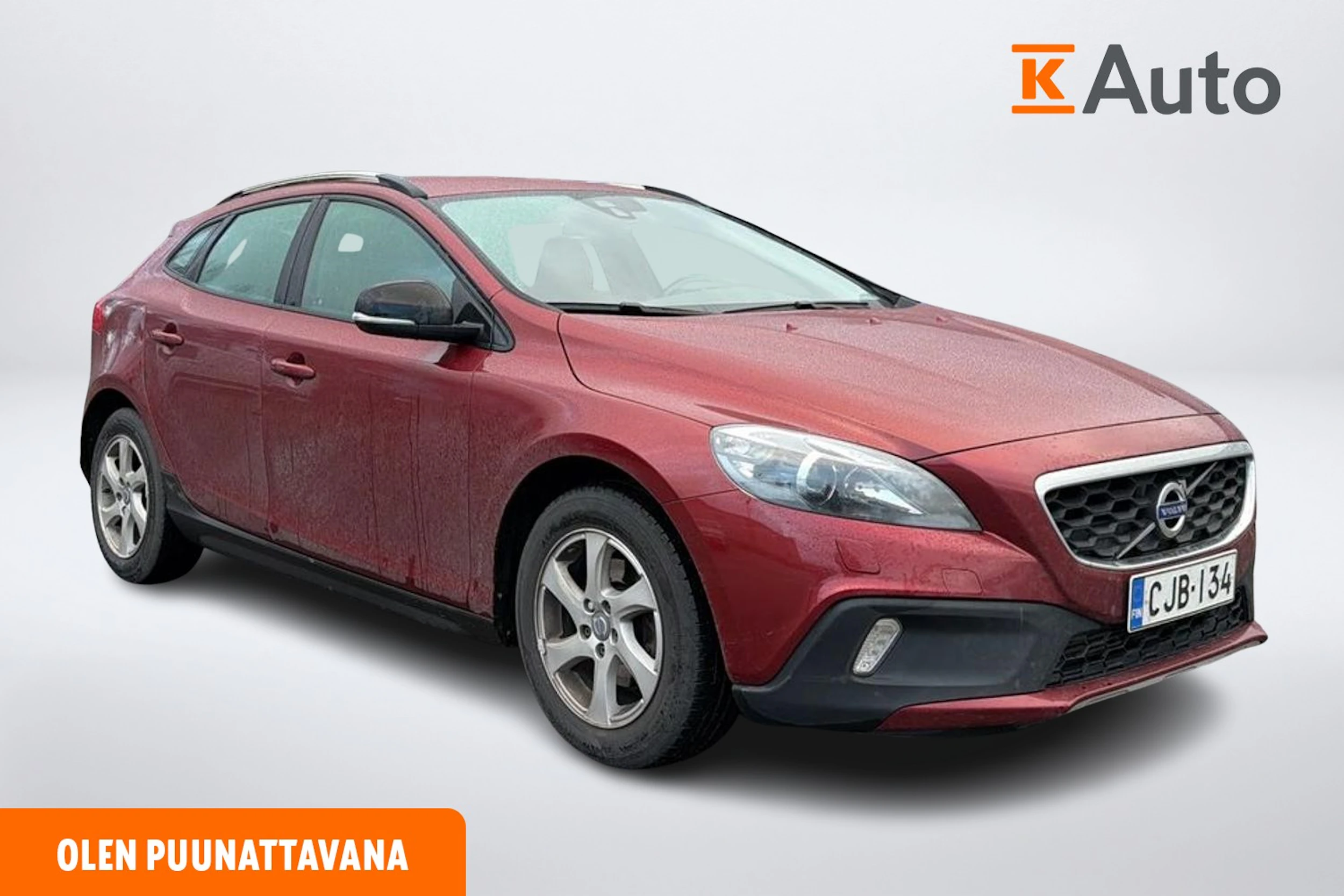 punainen Volvo V40 Cross Country 2014 kuva 1.