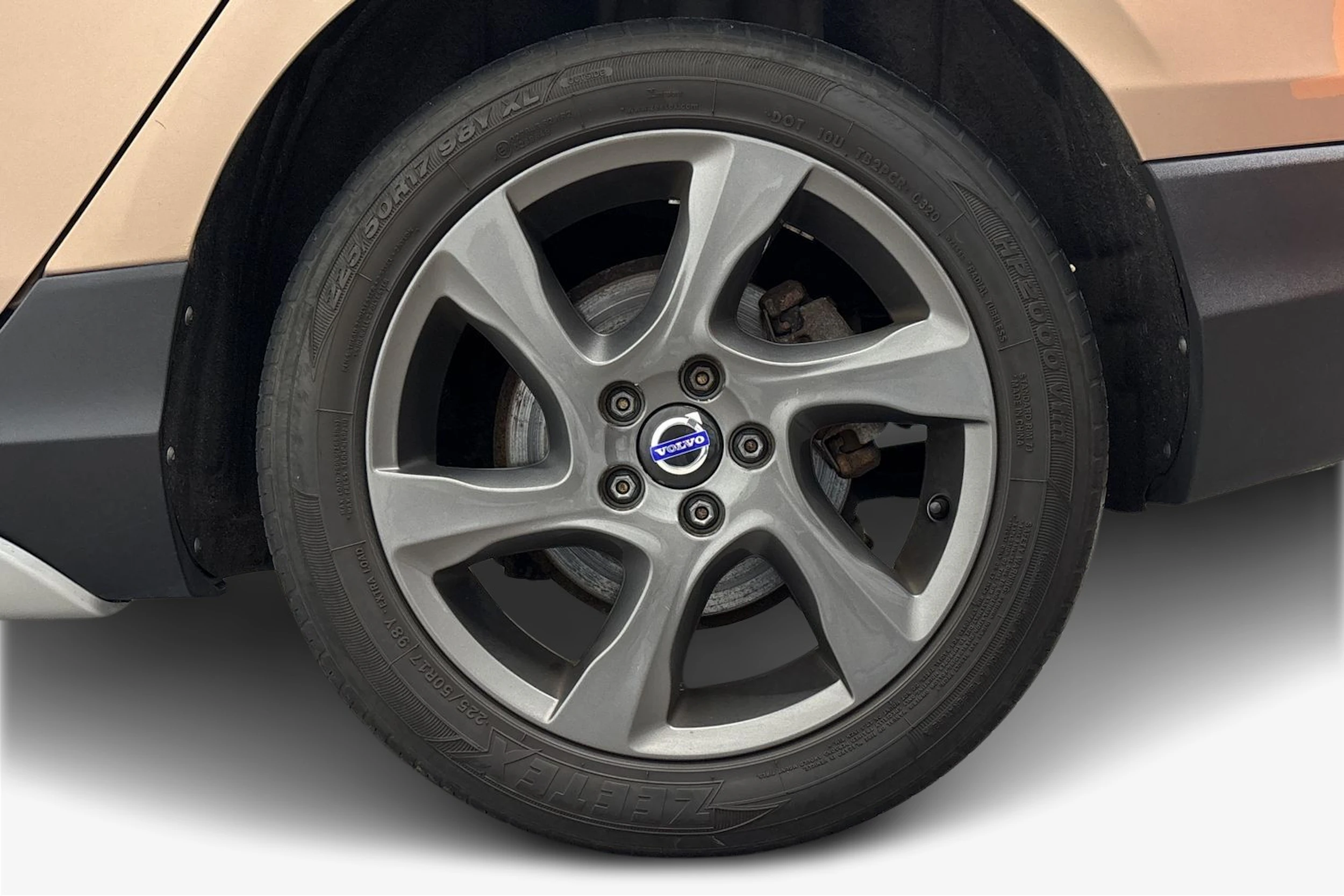 Ruskea (beige) Volvo V40 Cross Country 2014 kuva 9.