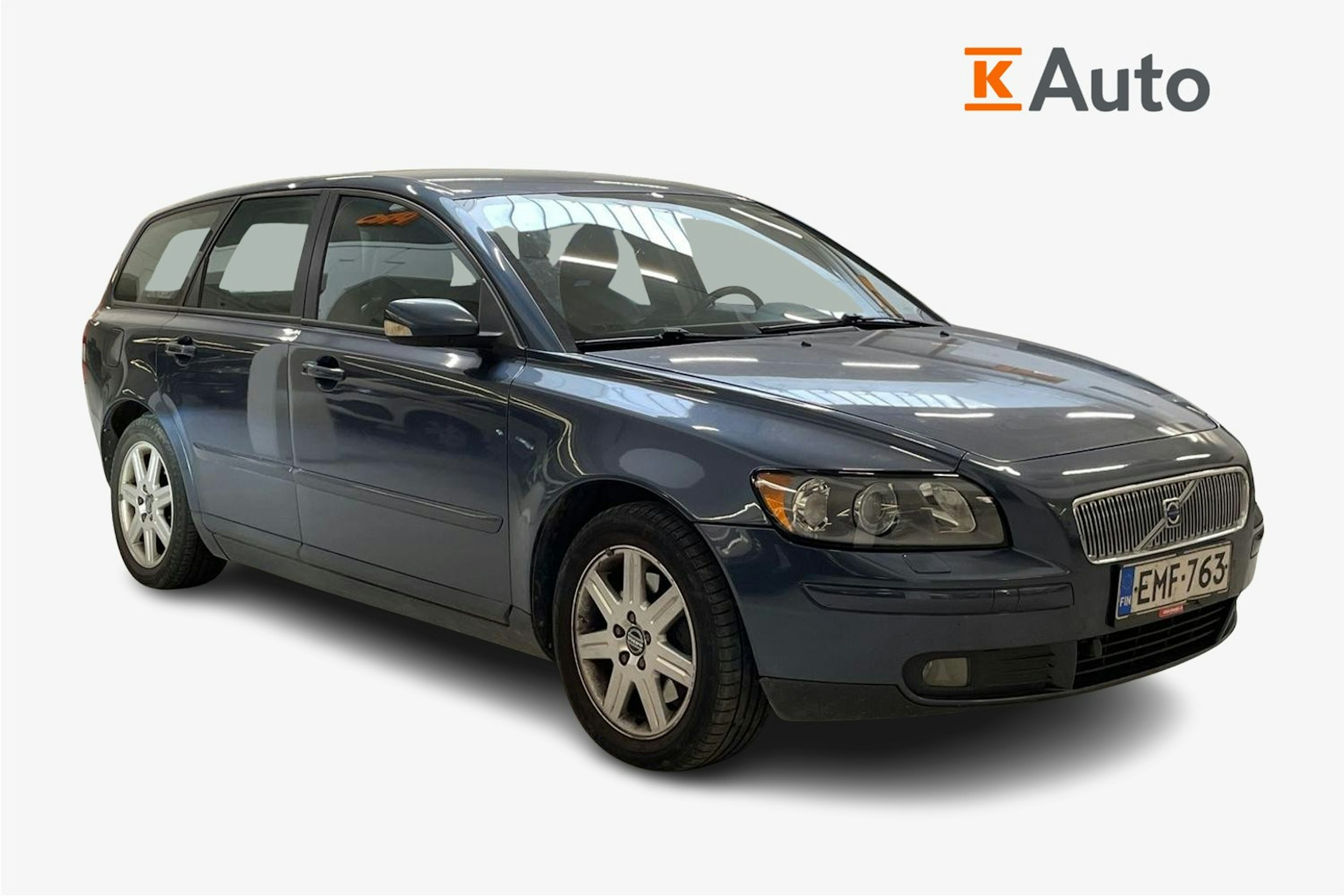 sininen Volvo V50 2006 kuva 1.