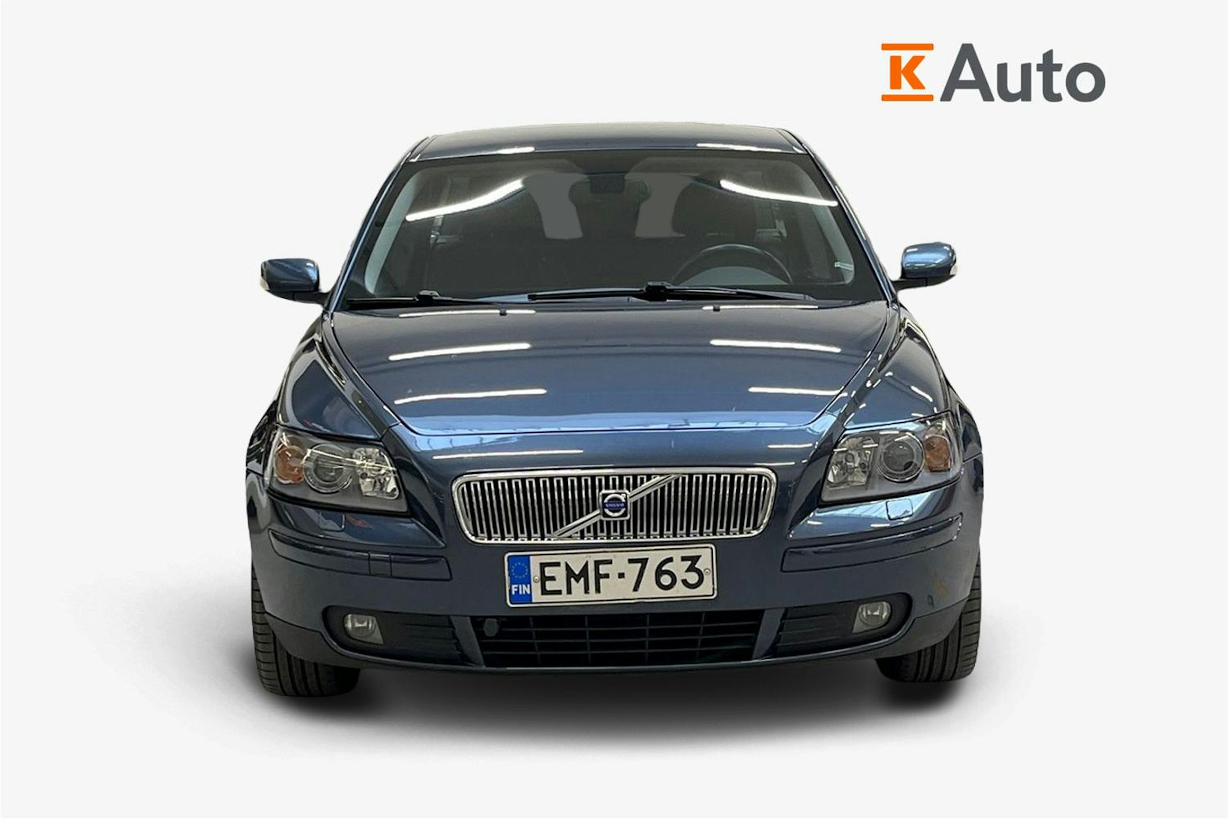 sininen Volvo V50 2006 kuva 4.