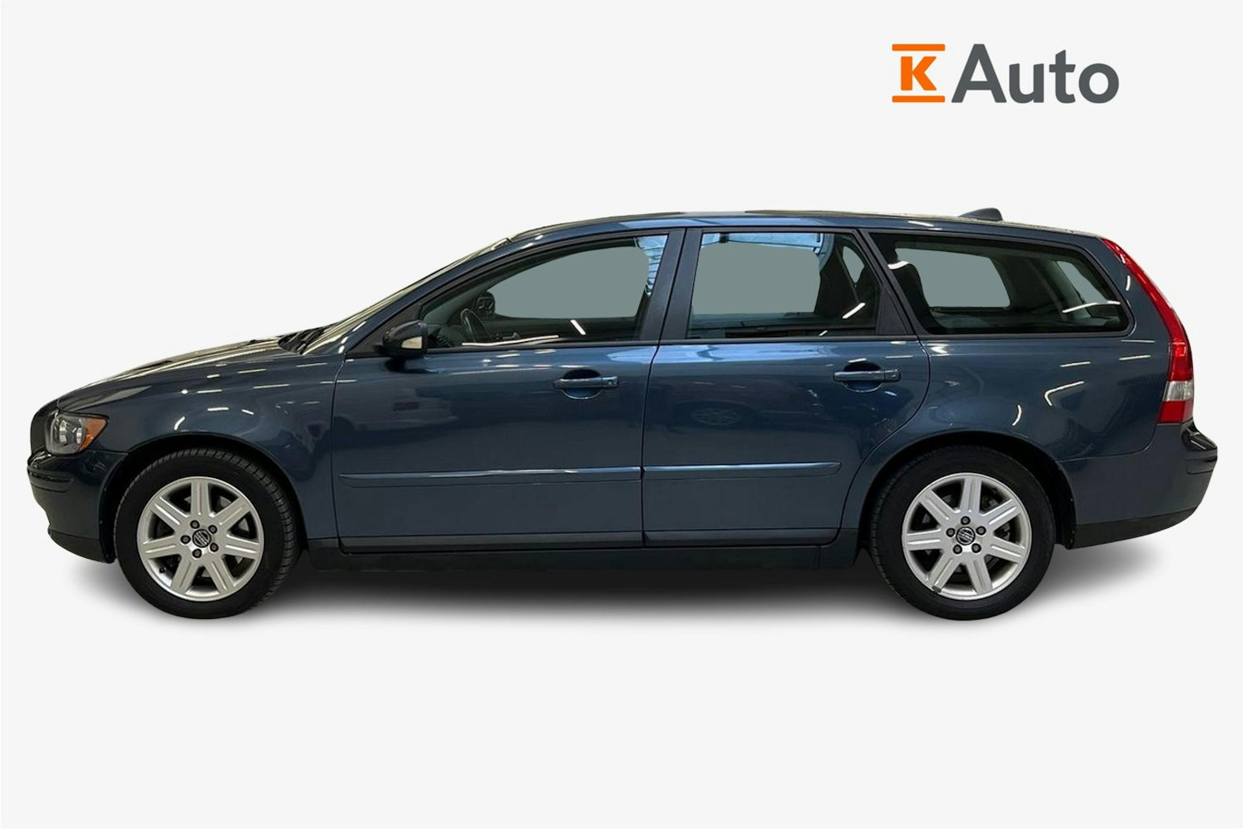 sininen Volvo V50 2006 kuva 5.