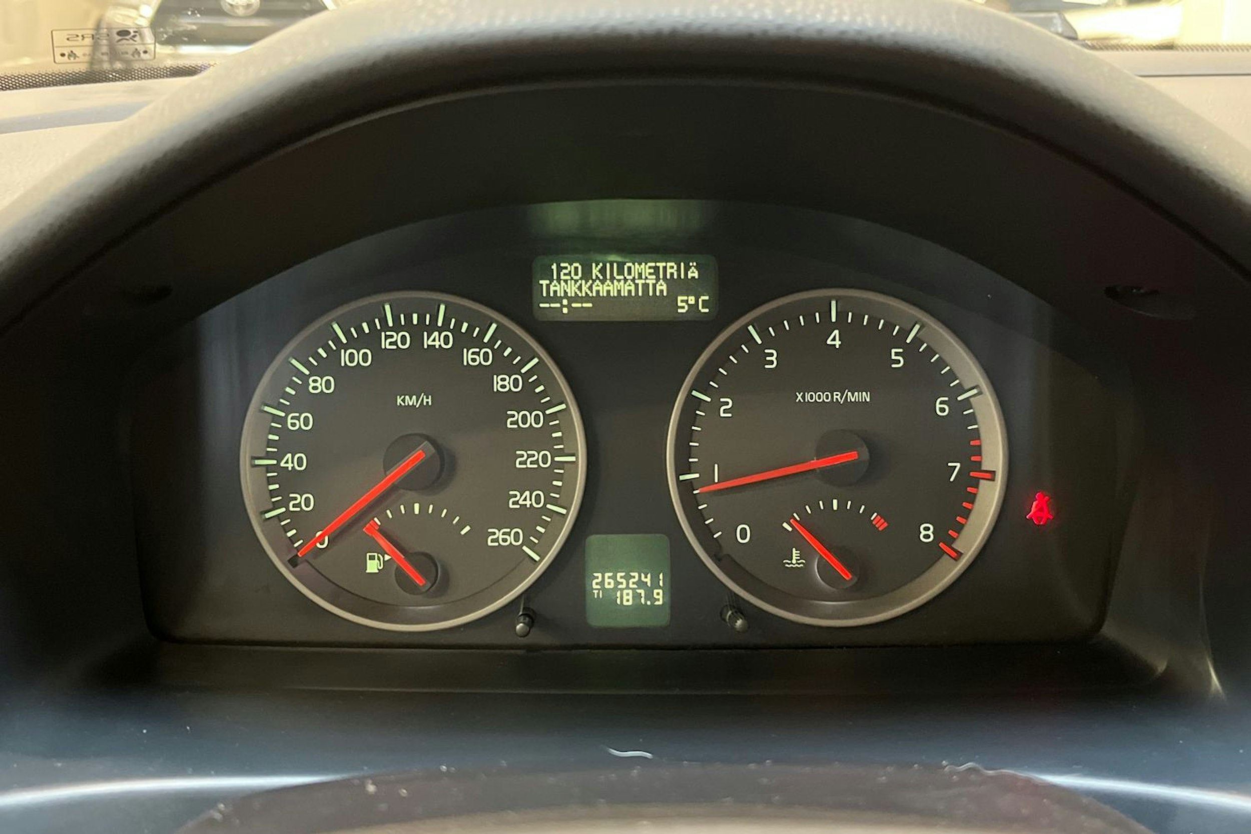 sininen Volvo V50 2006 kuva 11.