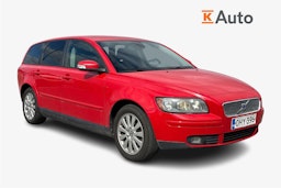 Punainen Volvo V50 2006 kuva 1.