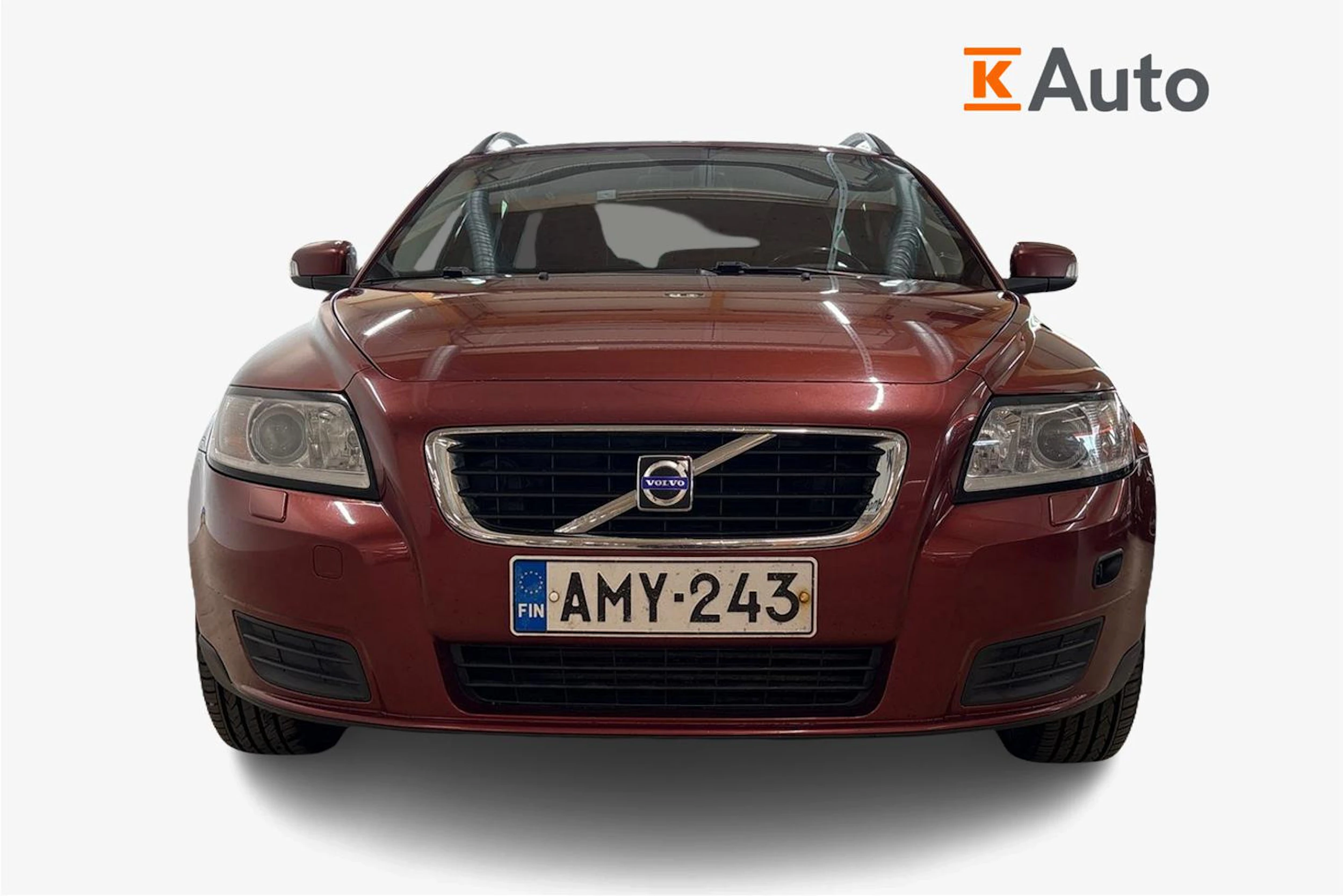 Punainen Volvo V50 2008 kuva 4.
