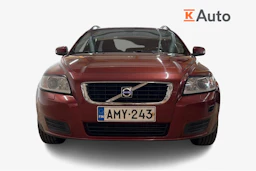 Punainen Volvo V50 2008 kuva 4.