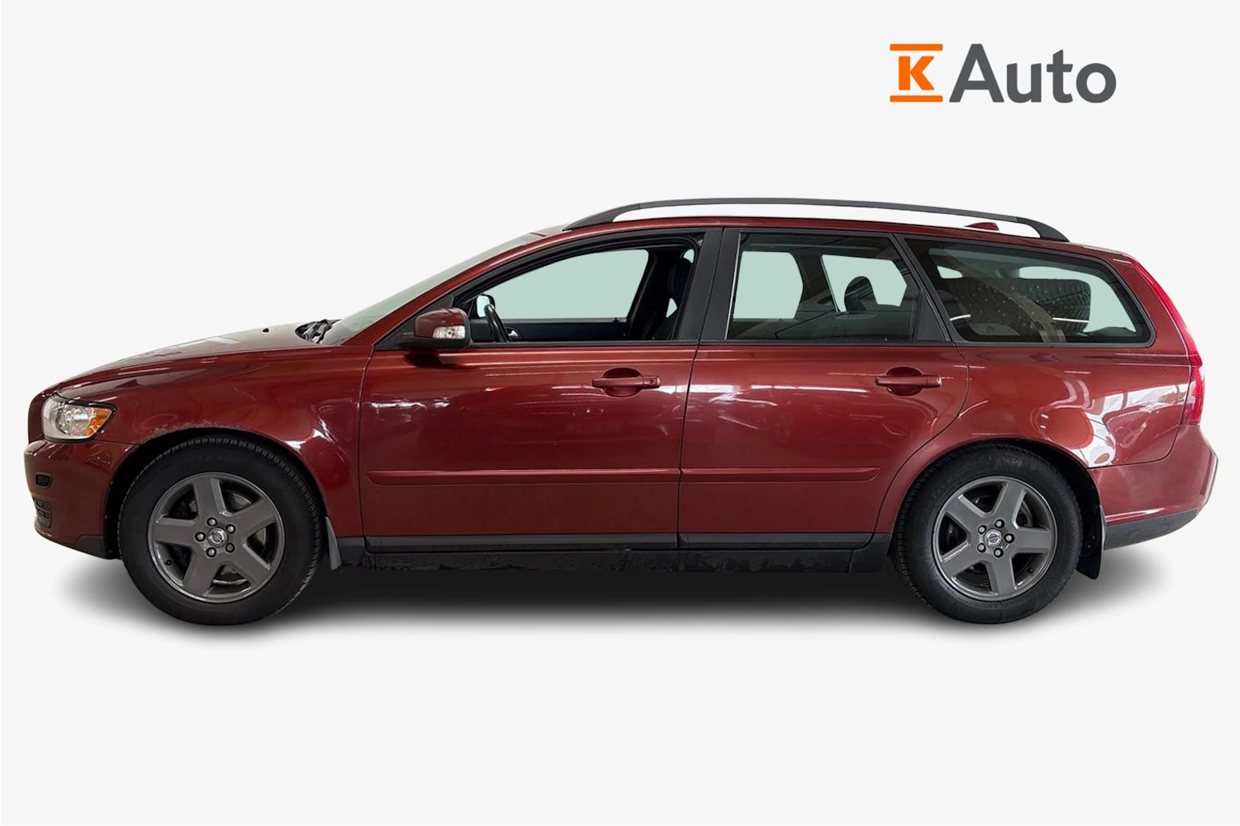 Punainen Volvo V50 2008 kuva 5.