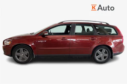Punainen Volvo V50 2008 kuva 5.