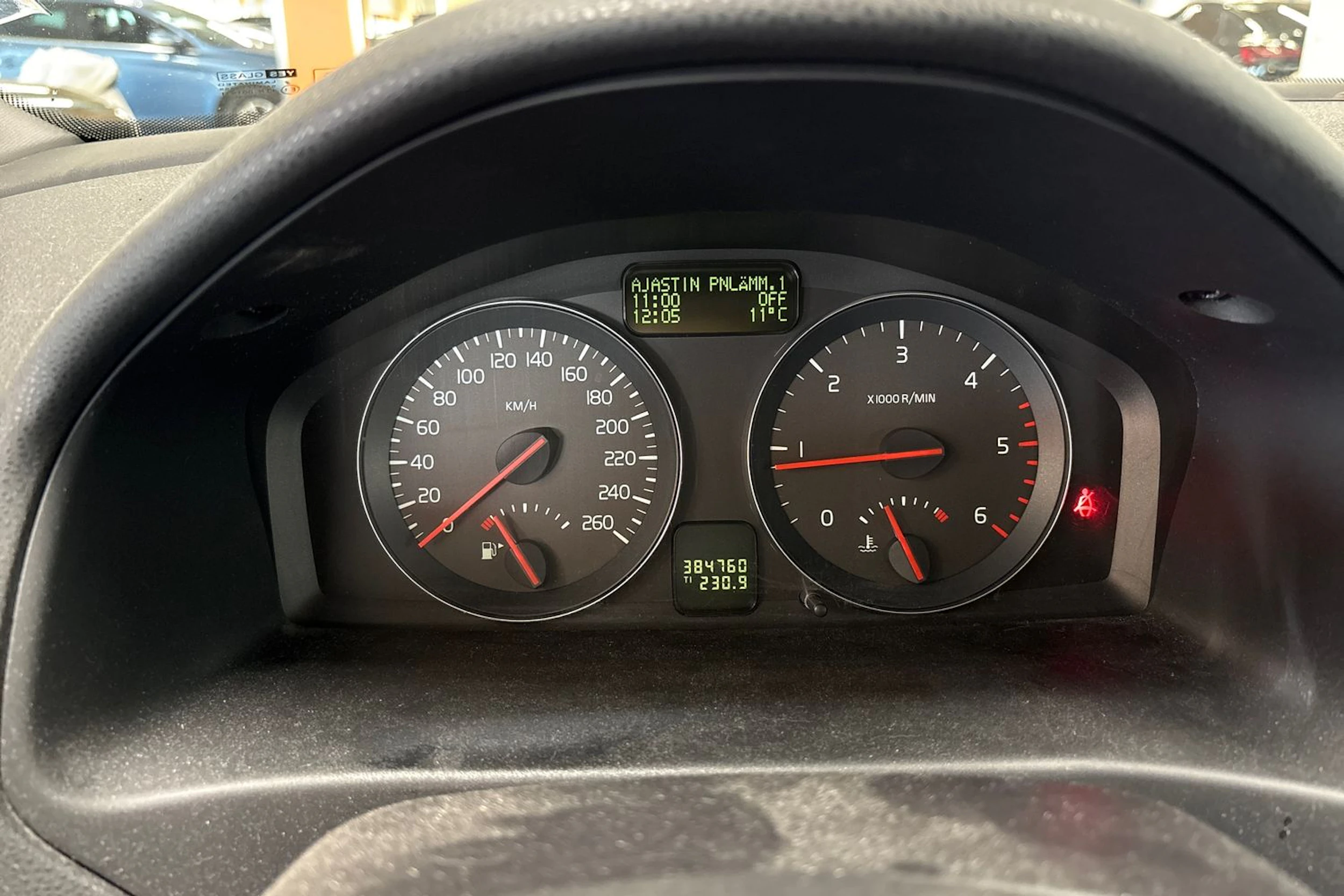 Punainen Volvo V50 2008 kuva 19.
