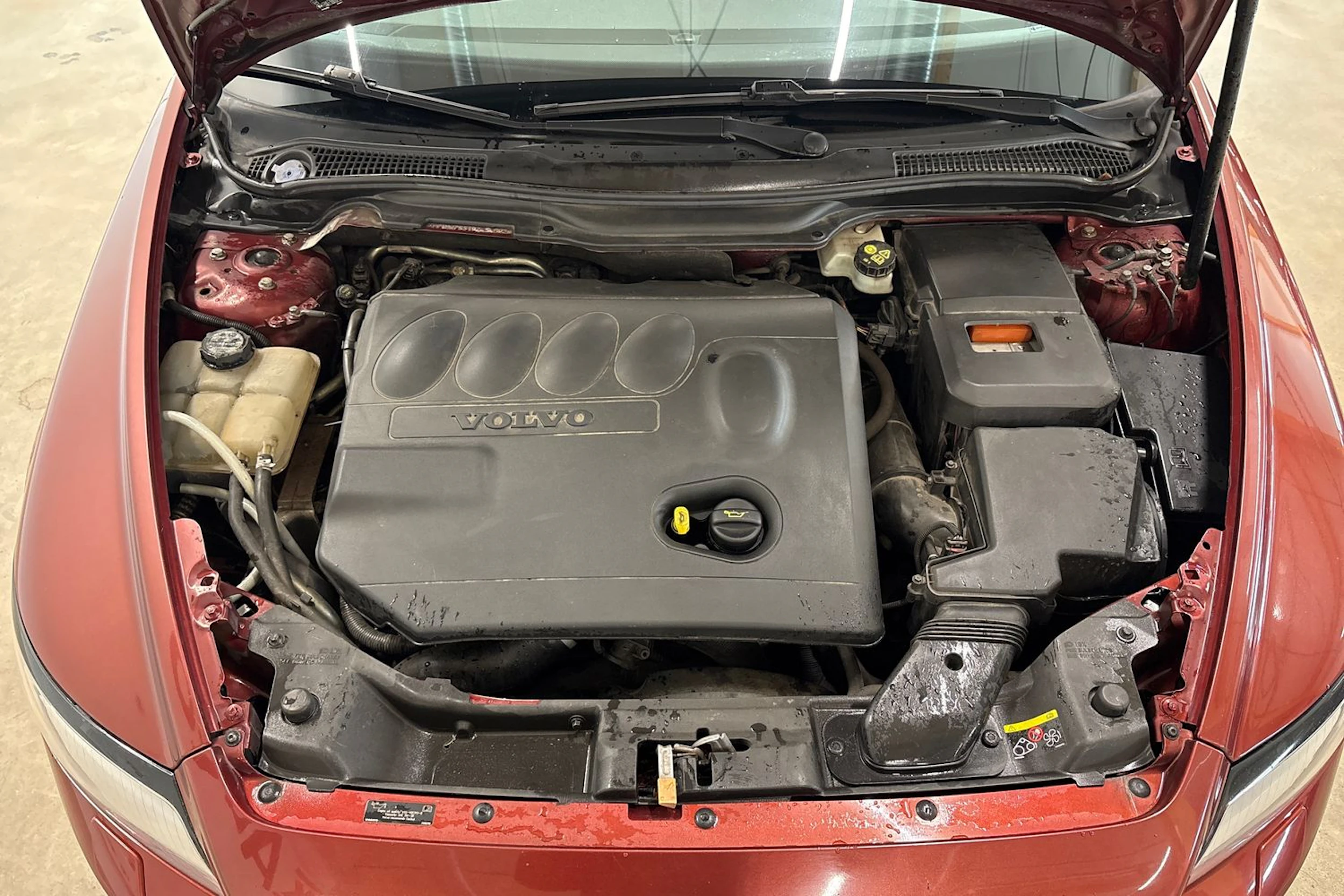 Punainen Volvo V50 2008 kuva 37.