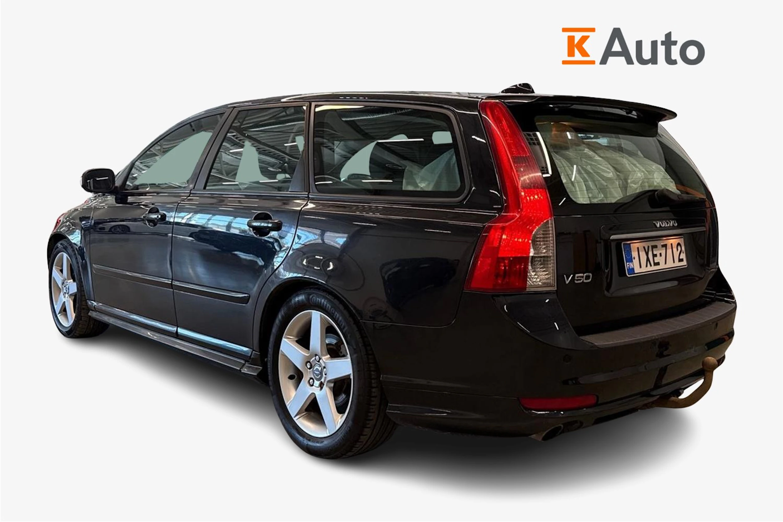 musta Volvo V50 2008 kuva 3.