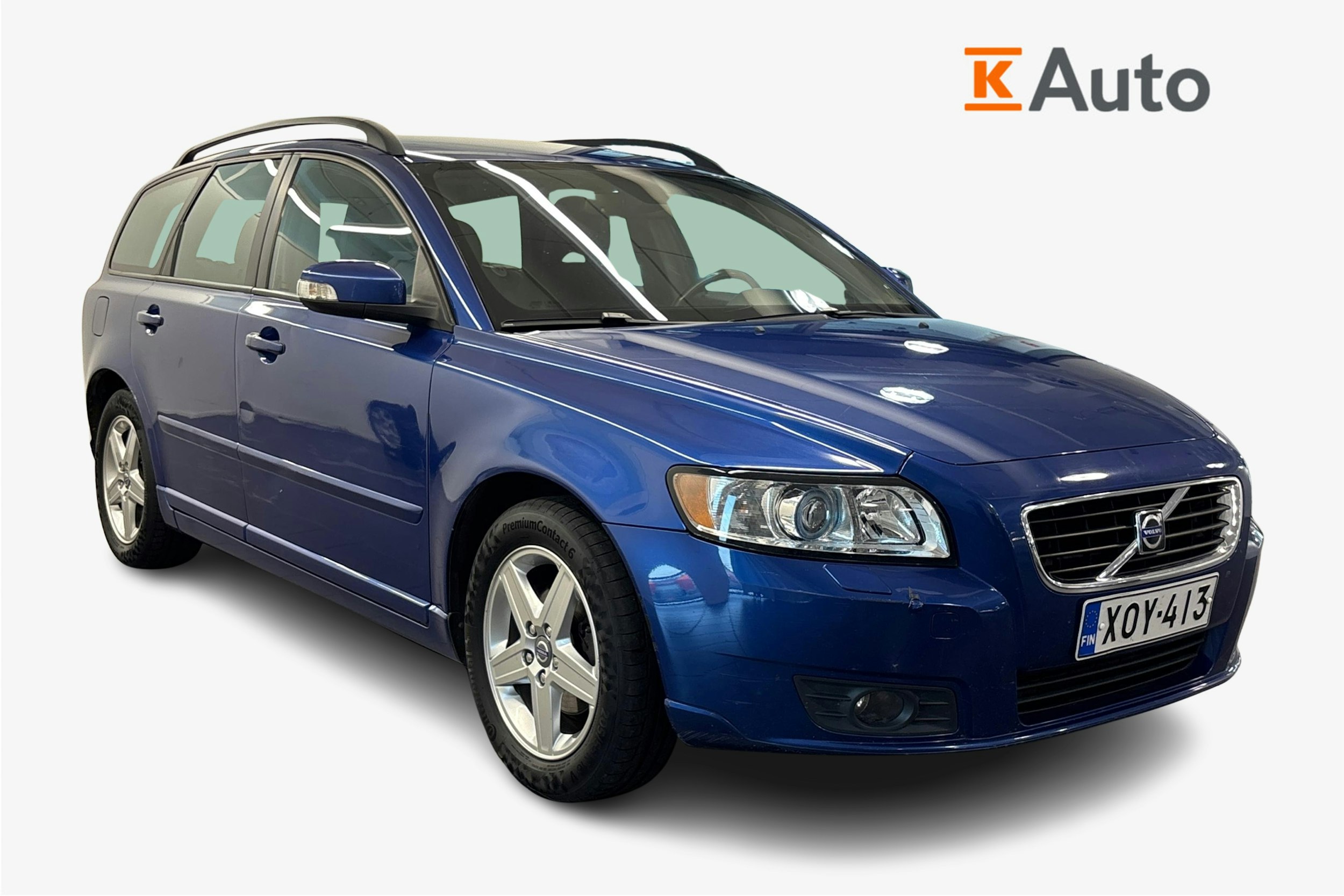 sininen Volvo V50 2008 kuva 1.