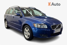 sininen Volvo V50 2008 kuva 1.