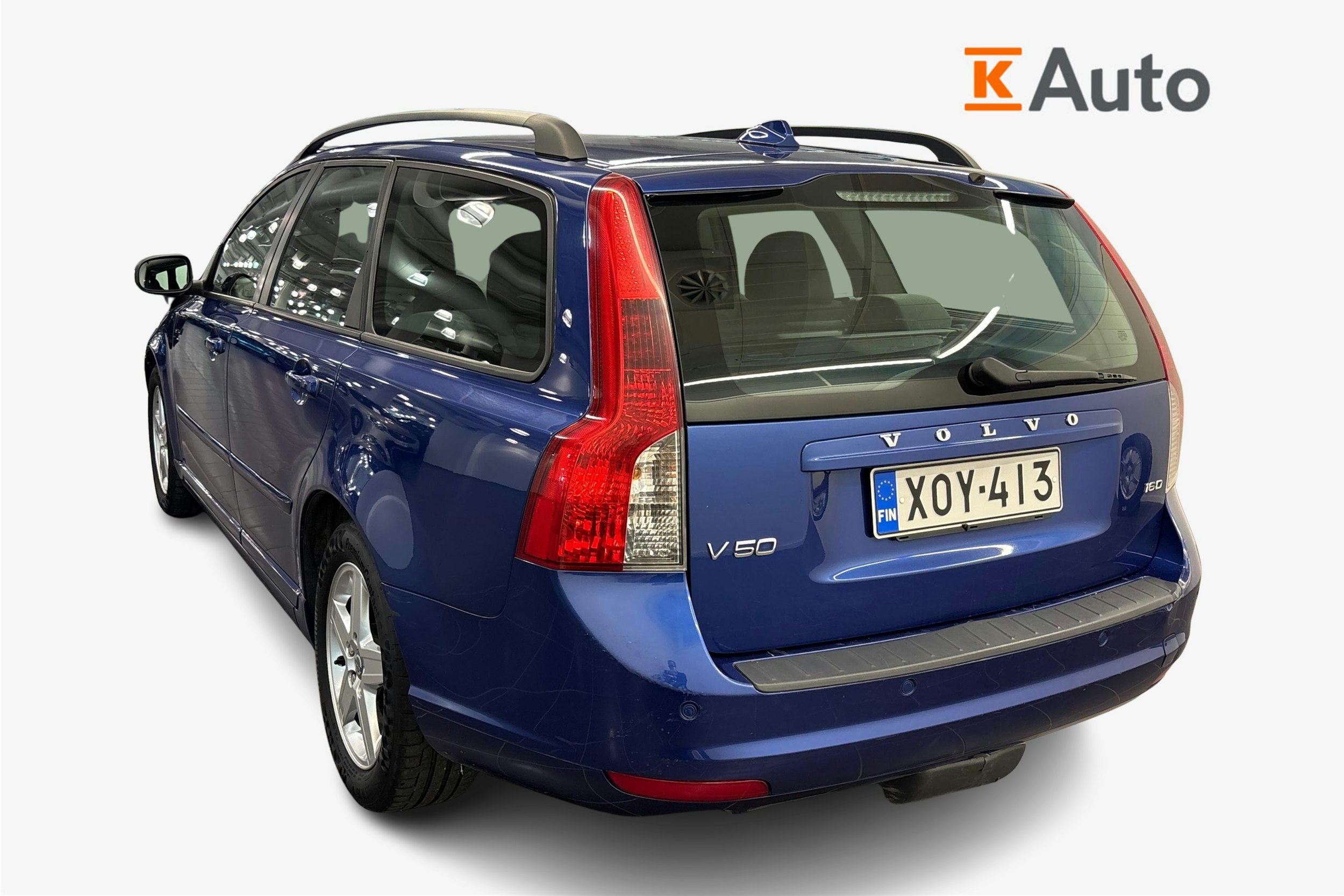sininen Volvo V50 2008 kuva 2.