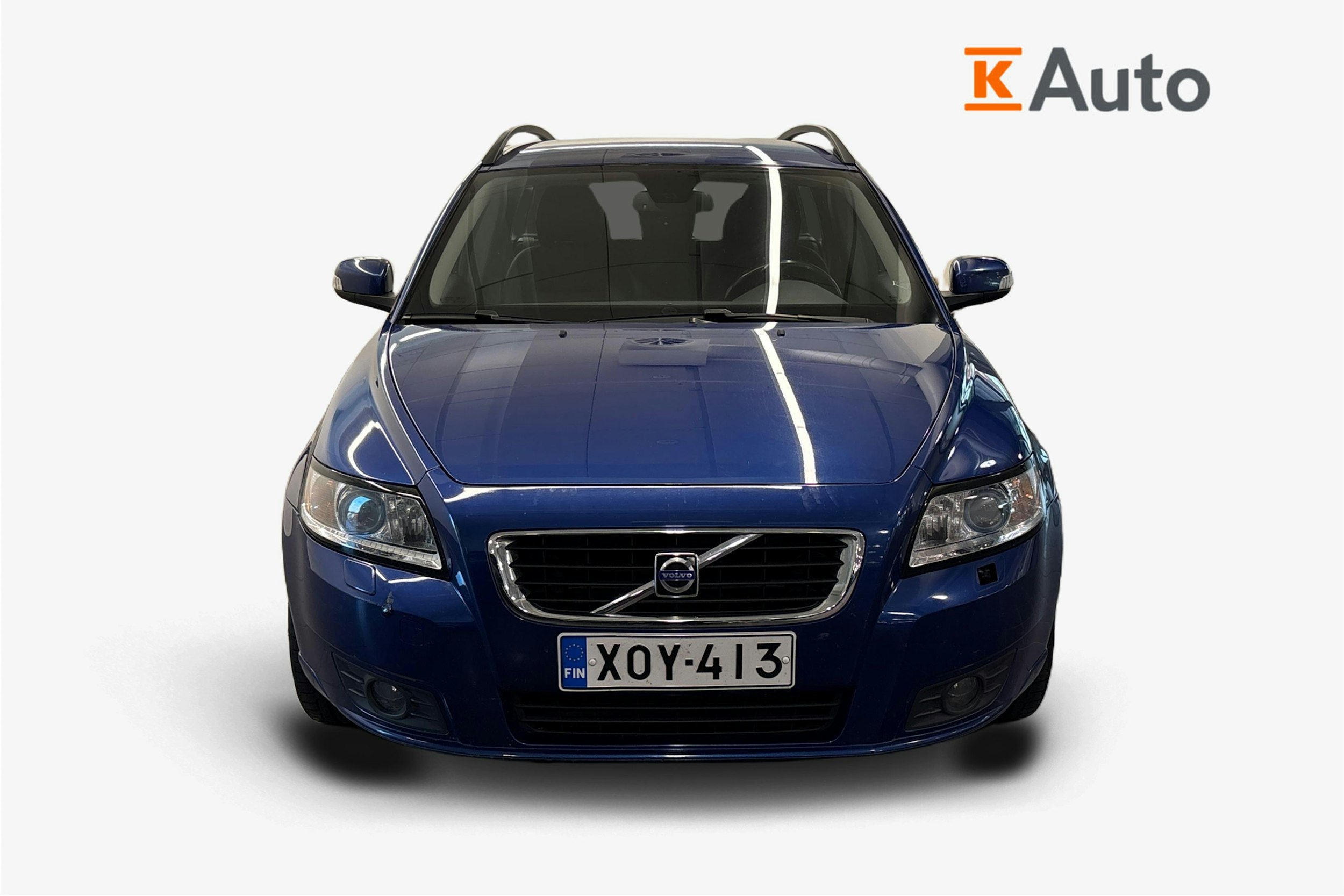 sininen Volvo V50 2008 kuva 4.