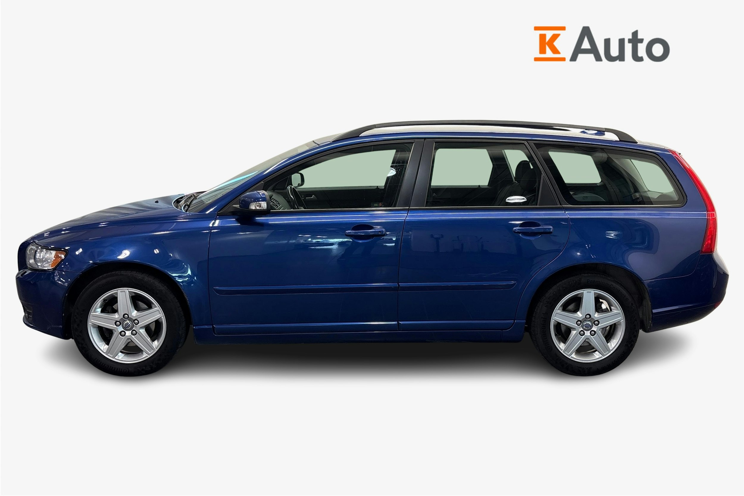 sininen Volvo V50 2008 kuva 5.